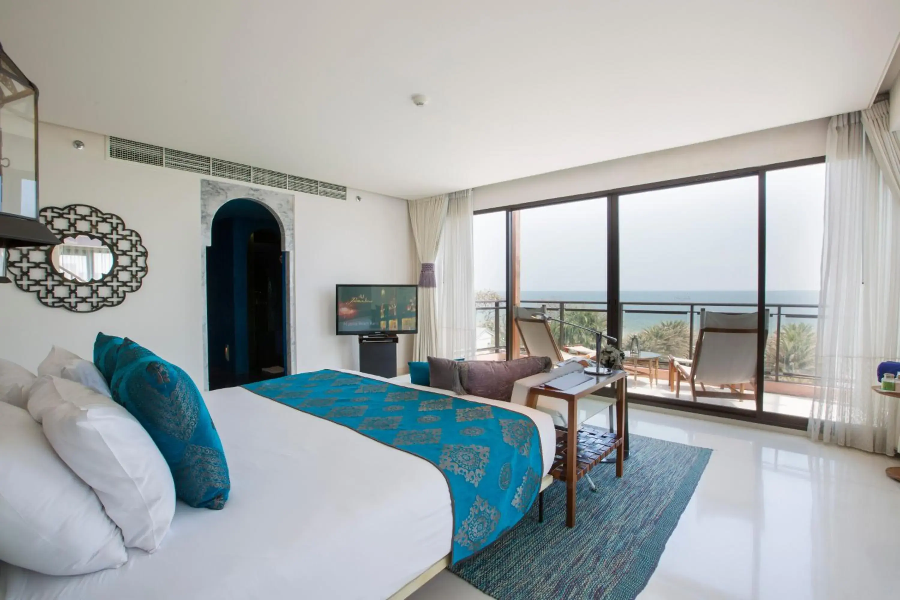 Balcony/Terrace, Bed in Marrakesh Hua Hin Resort & Spa Balcony/Terrace, Bed in Marrakesh Hua Hin Resort & Spa