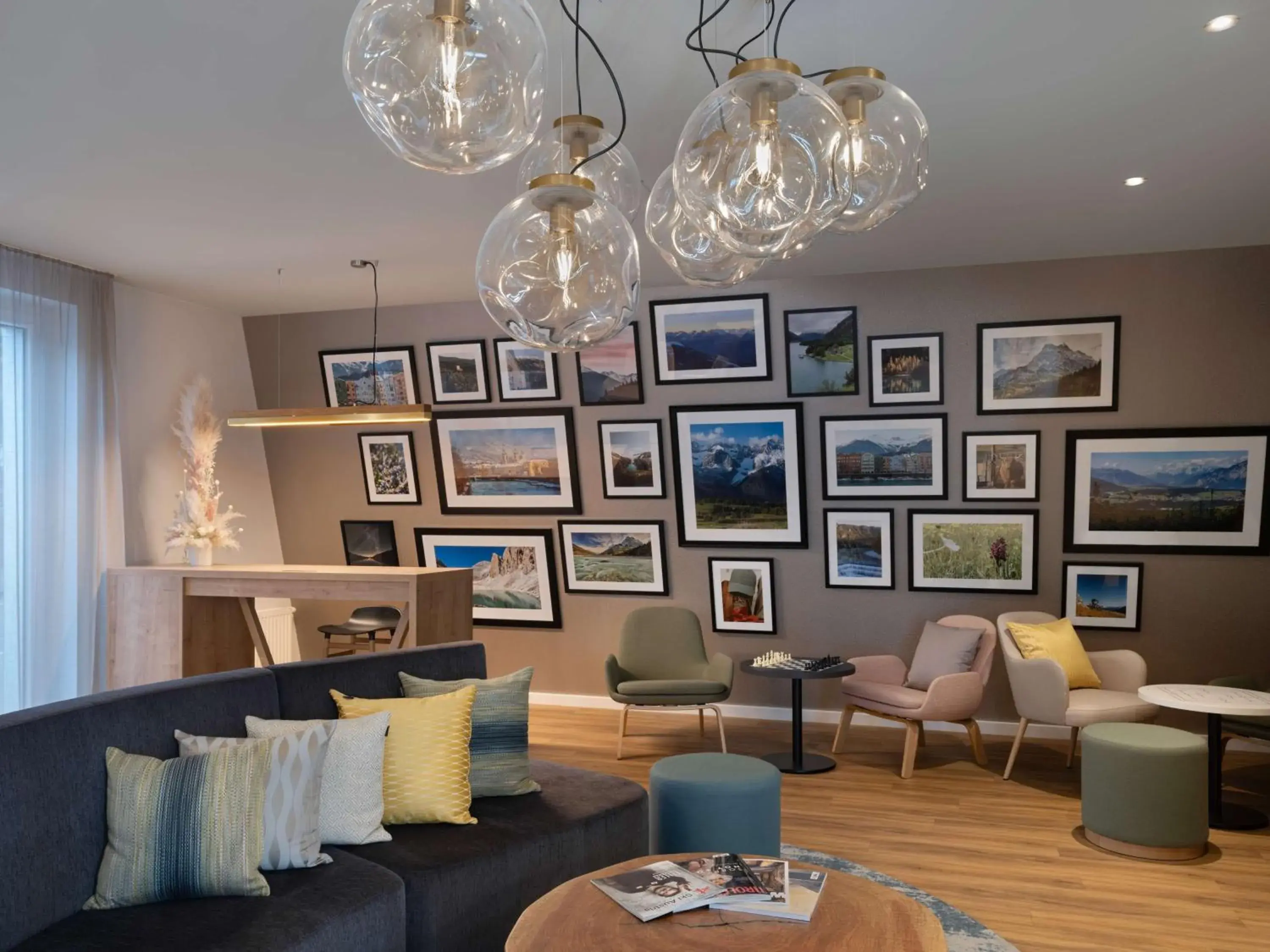 Lobby or reception in Hilton Garden Inn Innsbruck Tivoli Lobby or reception in Hilton Garden Inn Innsbruck Tivoli