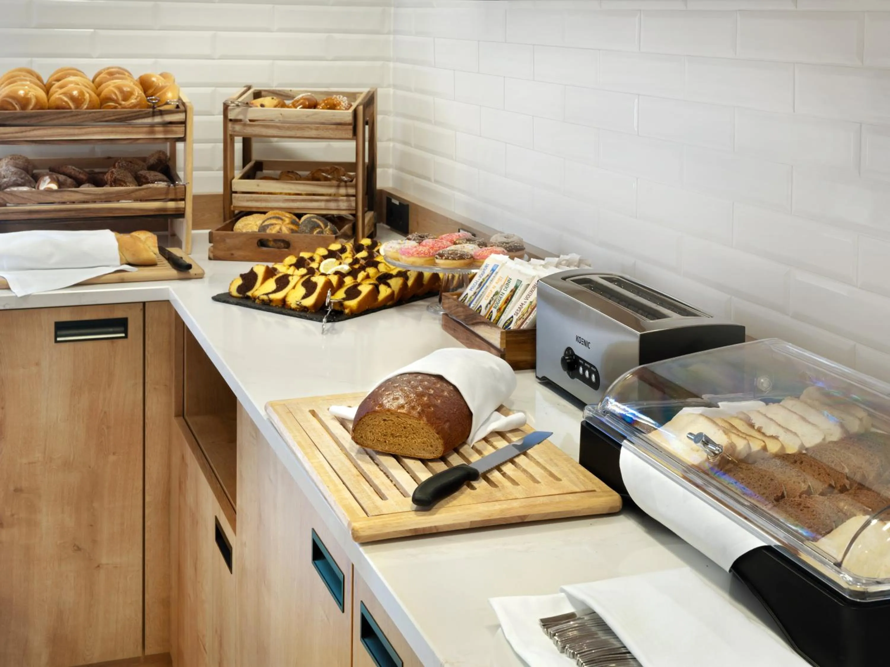 Buffet breakfast in Hilton Garden Inn Innsbruck Tivoli