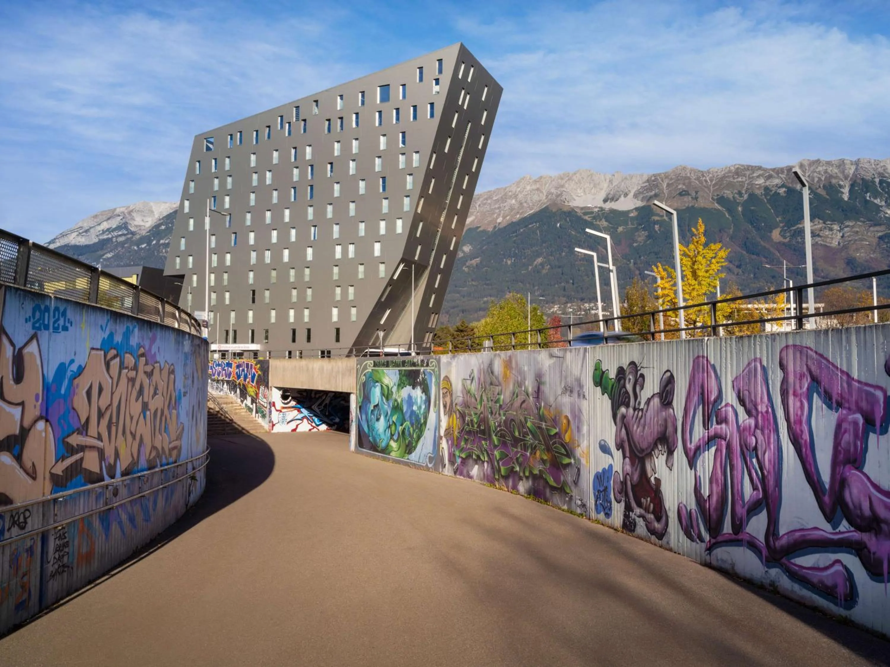 Property building in Hilton Garden Inn Innsbruck Tivoli