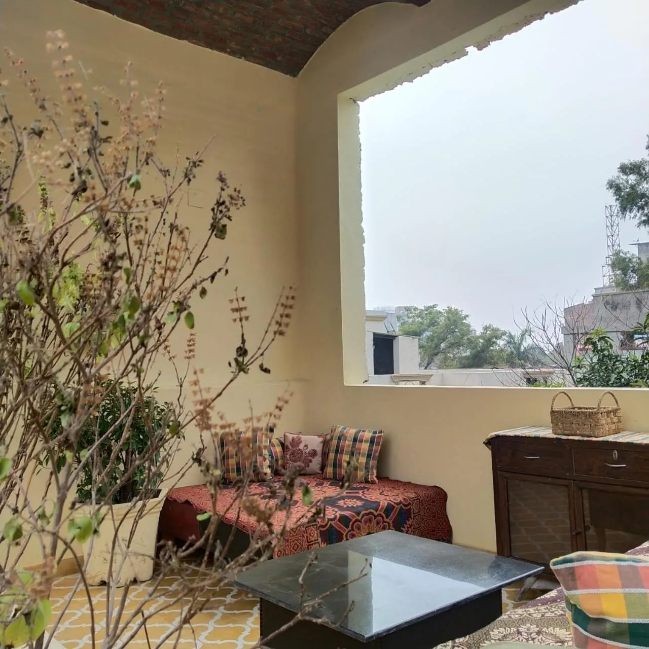 Patio in Ranjit's Svaasa Amritsar