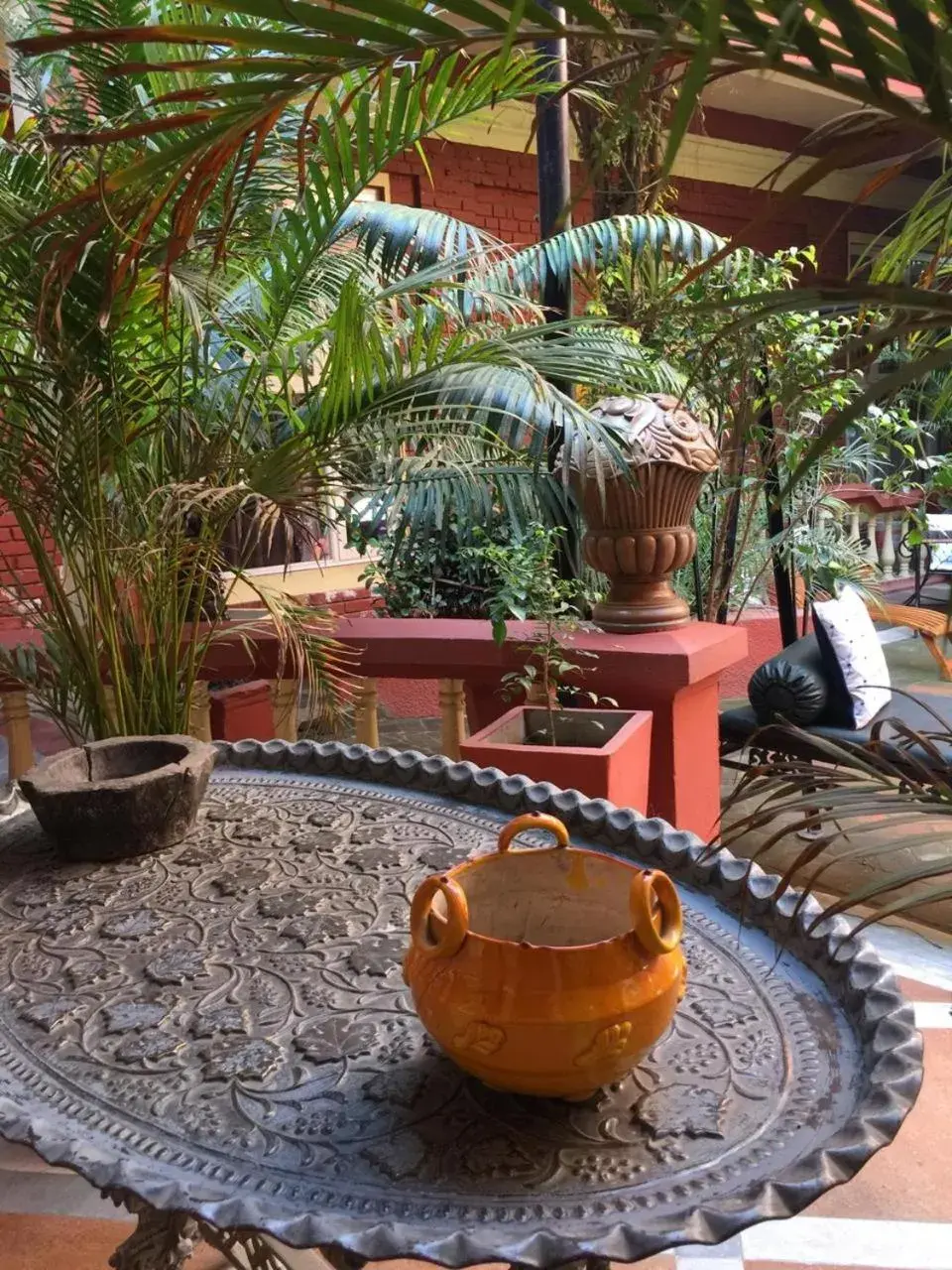 Inner courtyard view in Ranjit's Svaasa Amritsar Inner courtyard view in Ranjit's Svaasa Amritsar