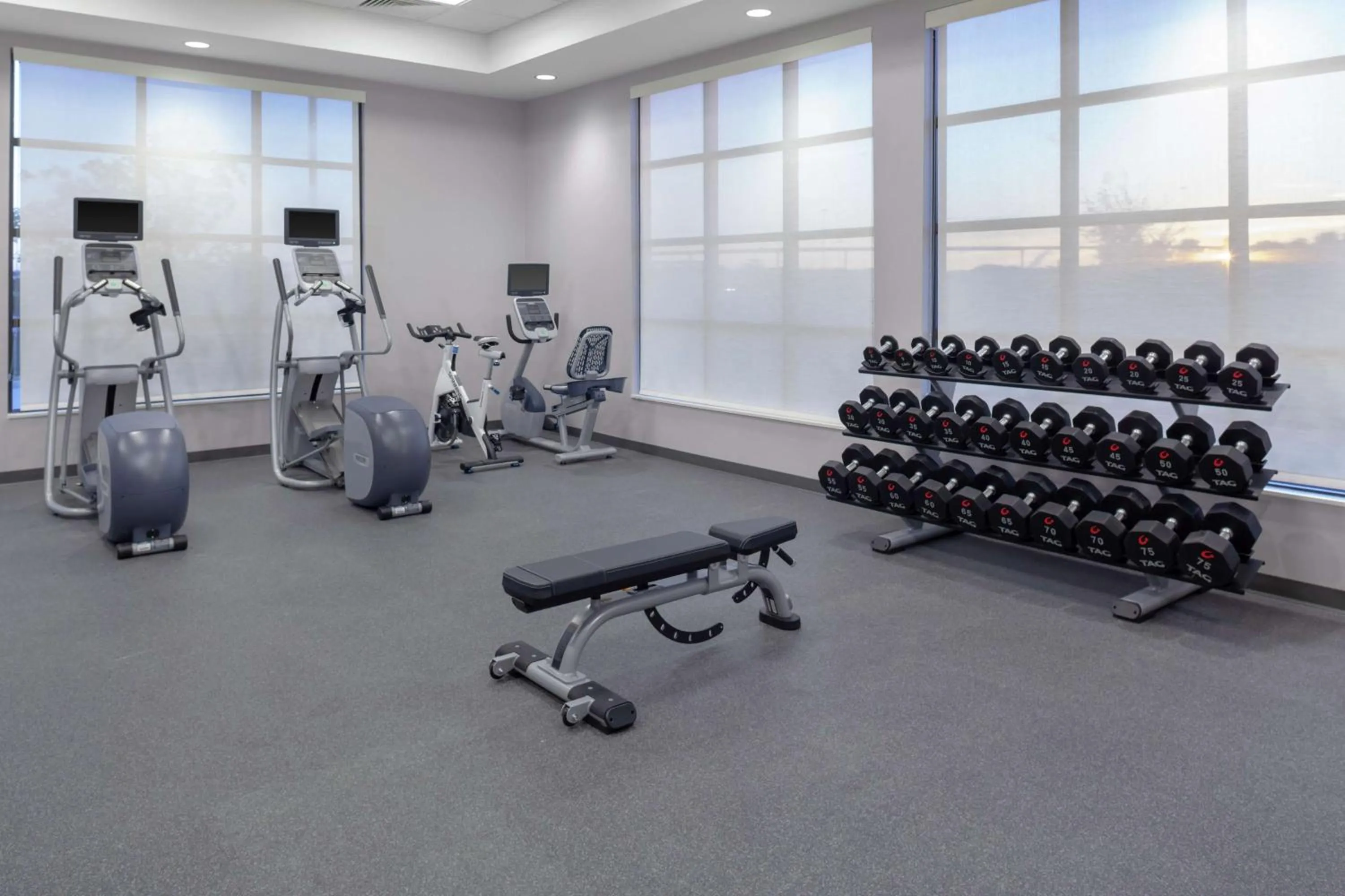 Fitness centre/facilities in Hilton Garden Inn Waco