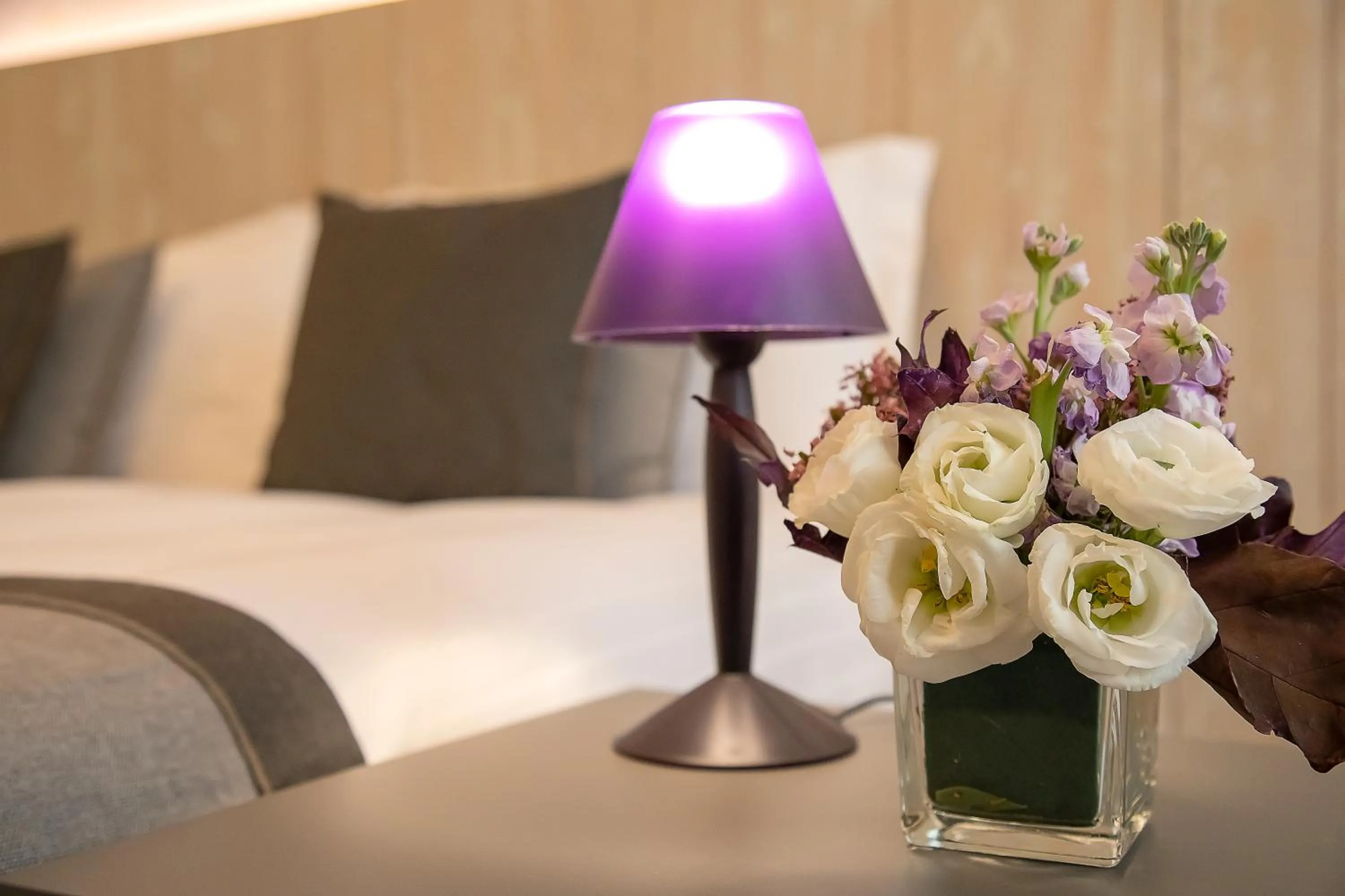 Decorative detail, Bed in Hotel La Corte