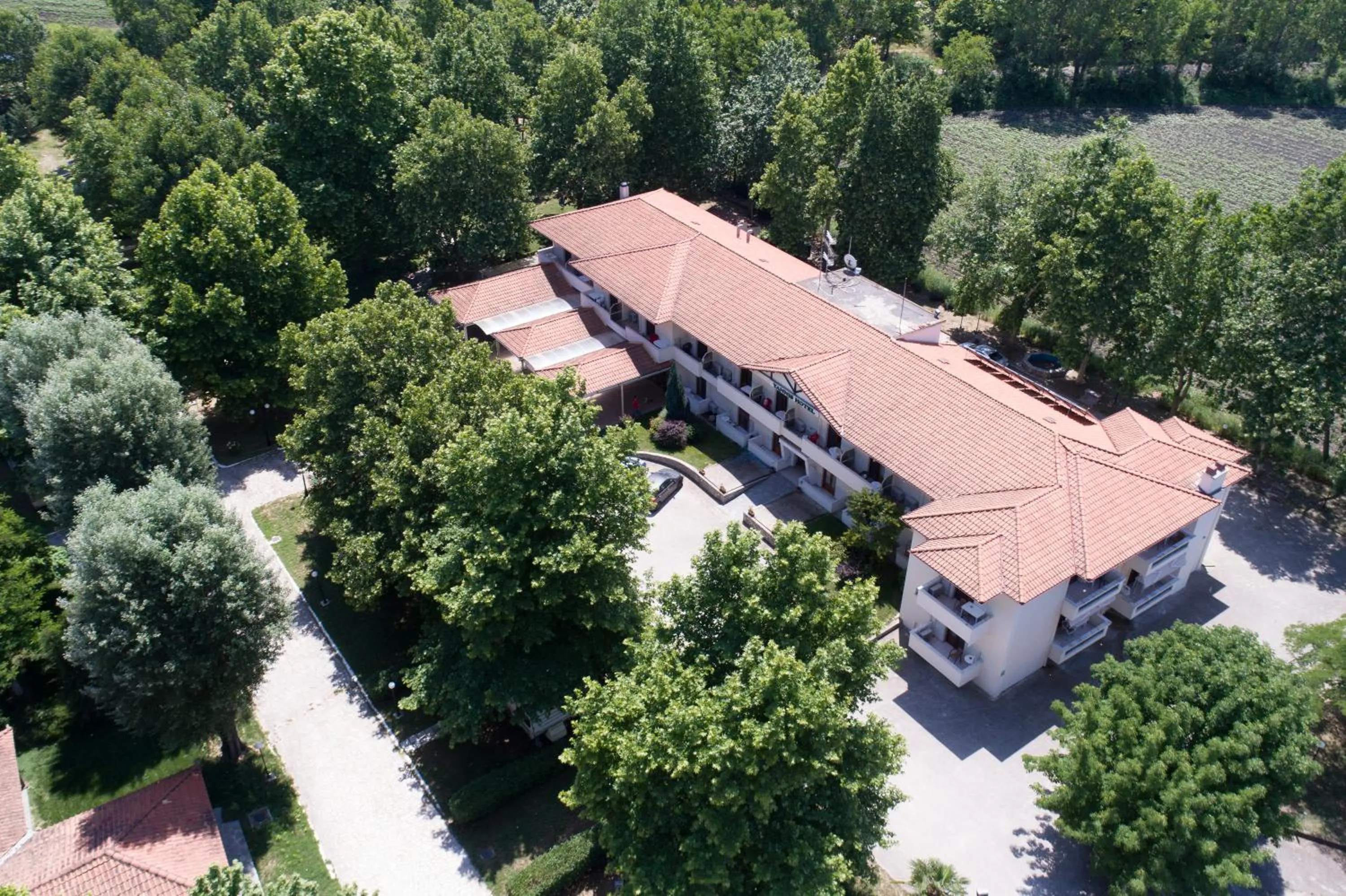 Bird's eye view in Yannis Hotel
