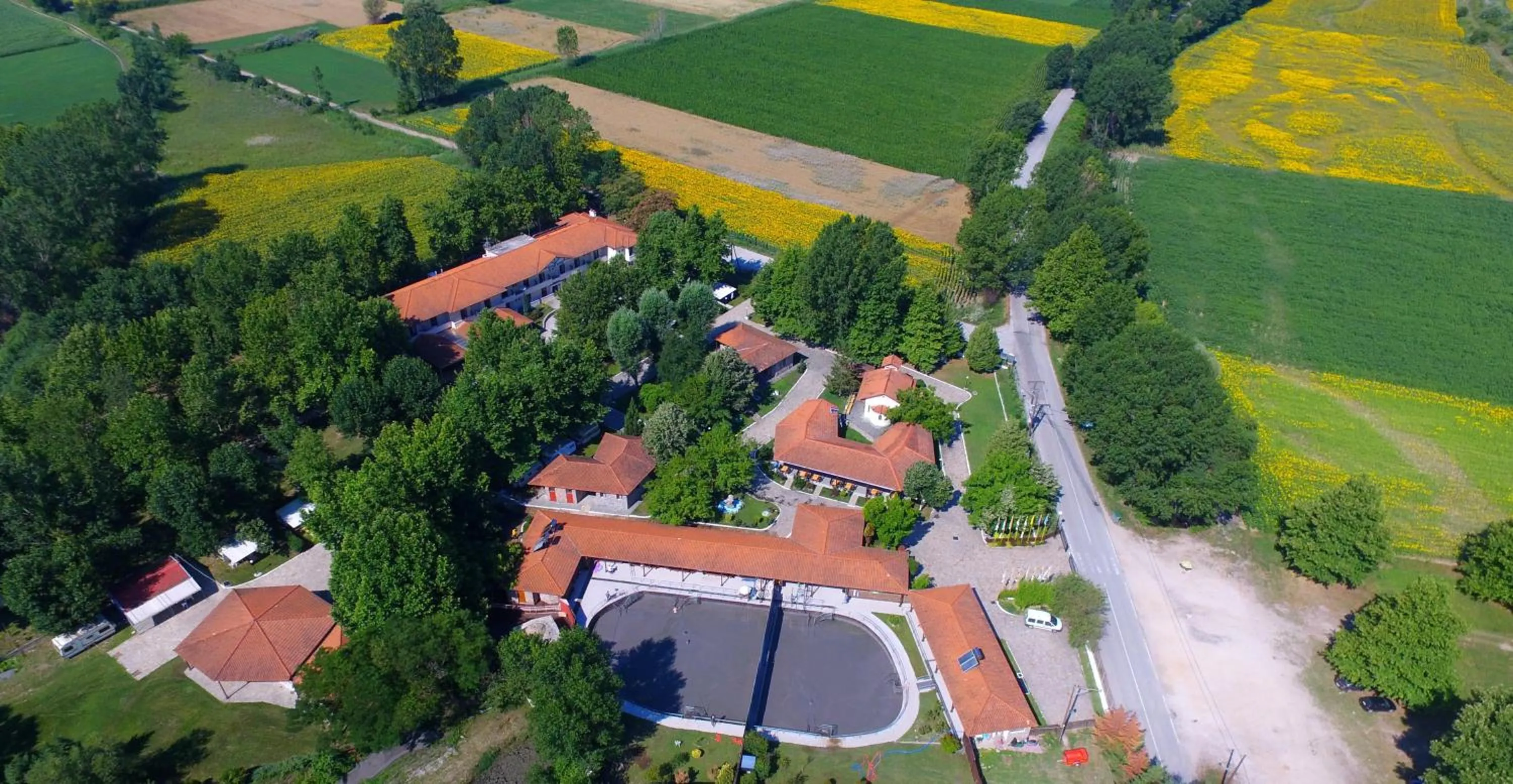 Bird's eye view in Yannis Hotel