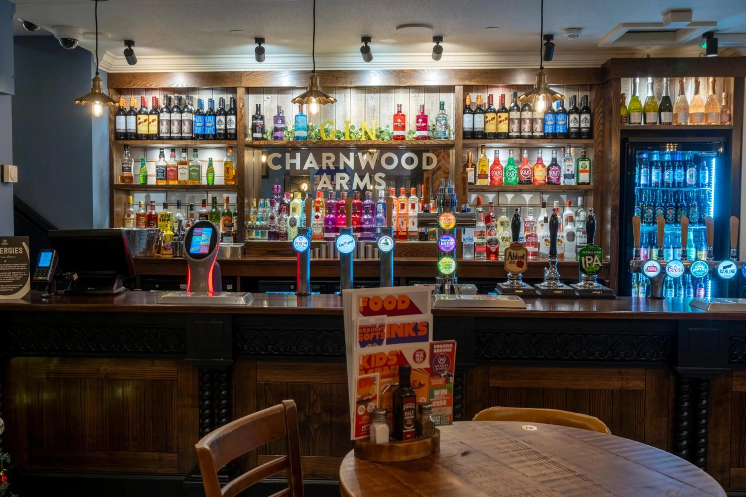 Lounge or bar in Charnwood Arms By Greene King Inns