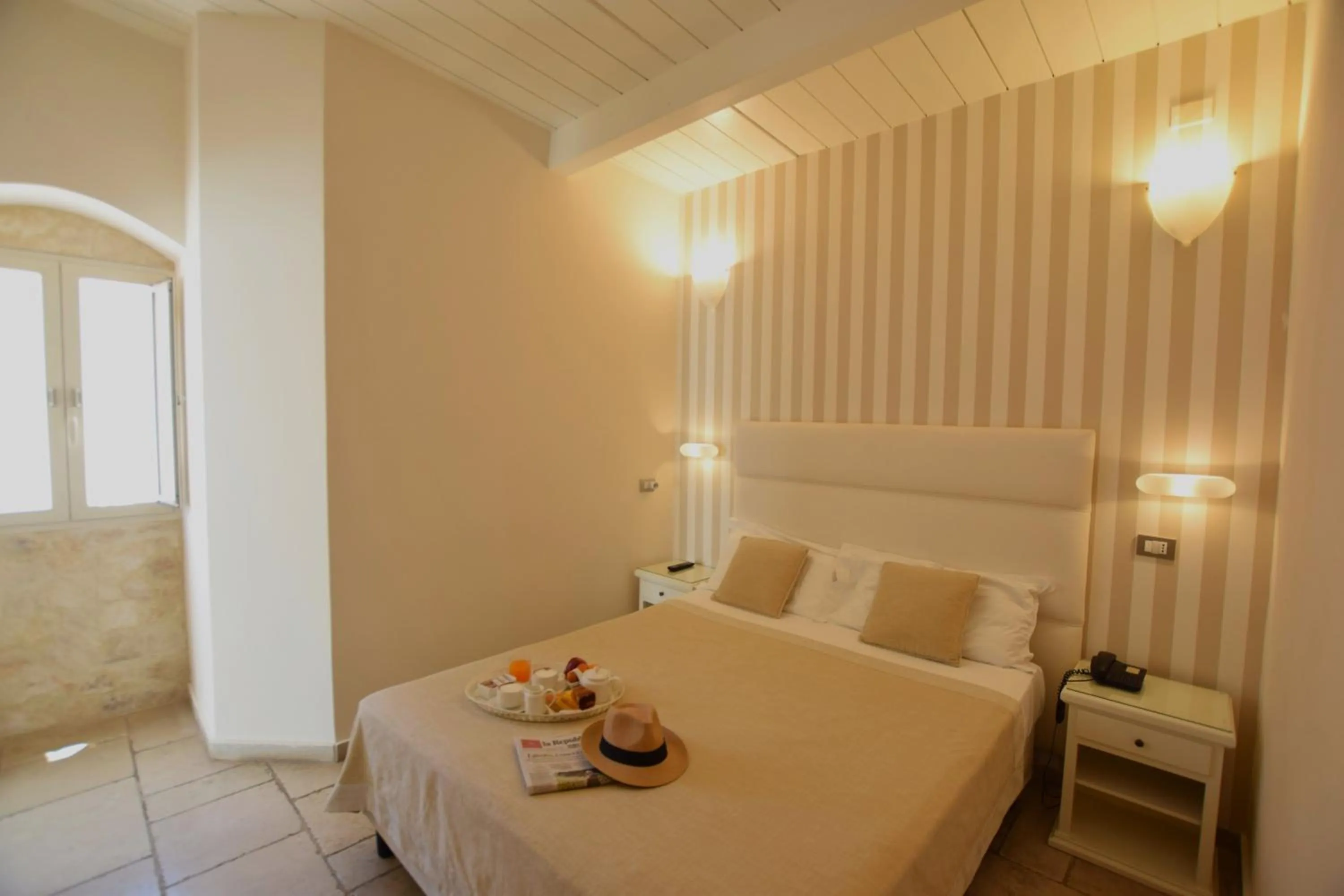 Bed in Hotel L'Arcangelo - Boutique Hotel