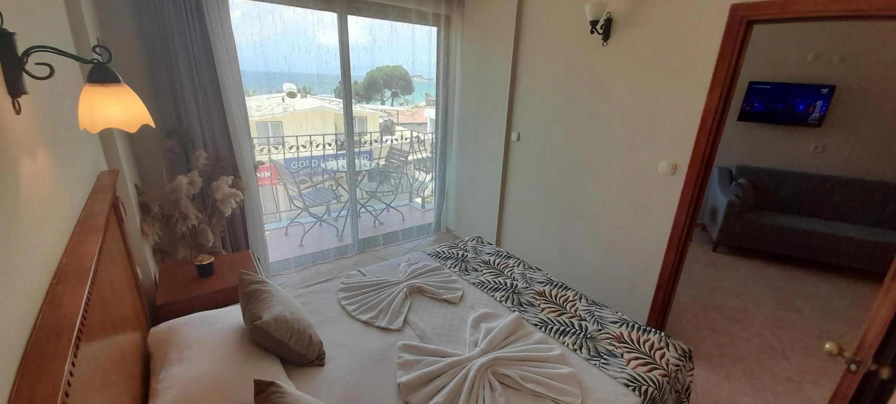 View (from property/room), Bed in Rosy Suites Hotel