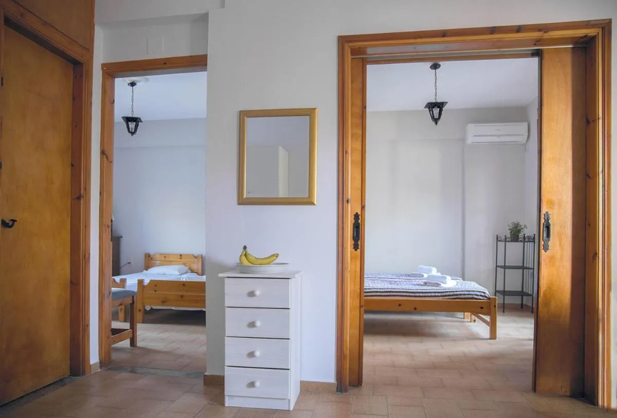 Bed in Villa Mikra Asia