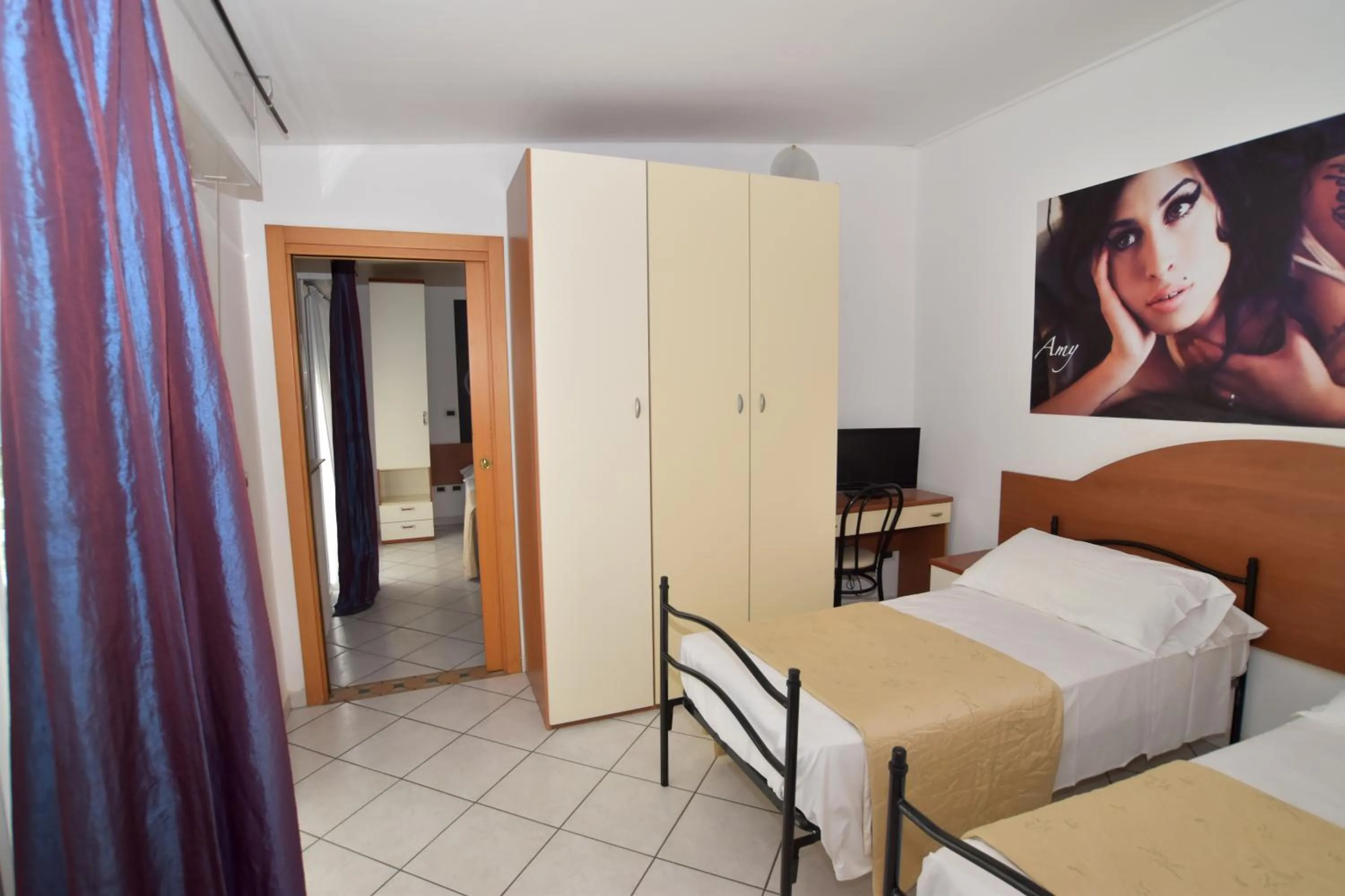 Bed in Hotel Villa del Parco