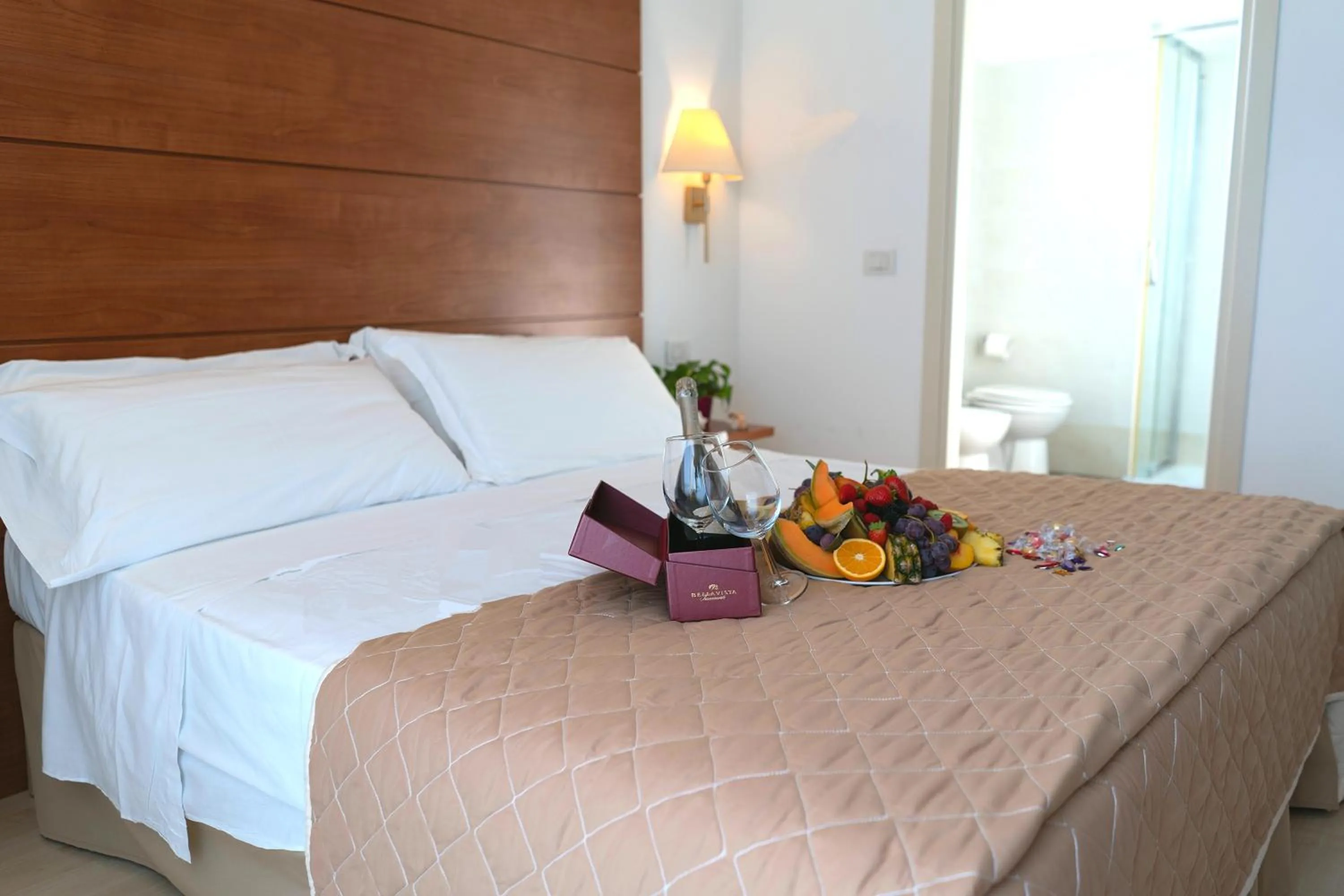 Bed in Hotel Villa del Parco