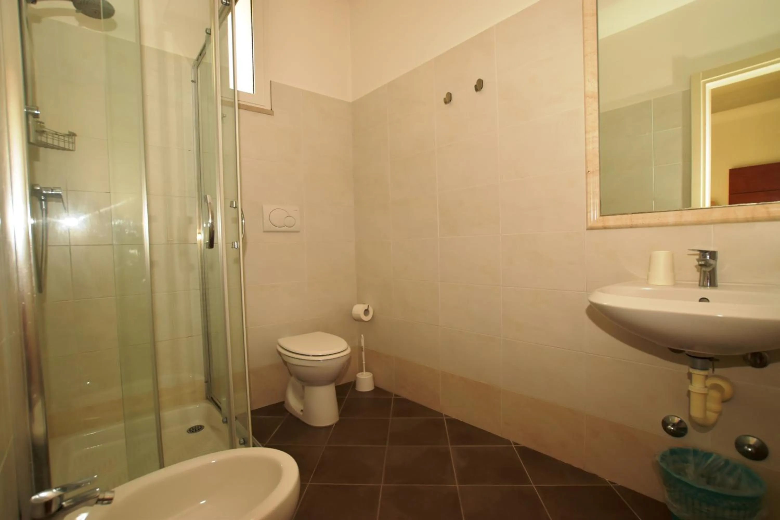 Shower in Hotel Villa del Parco