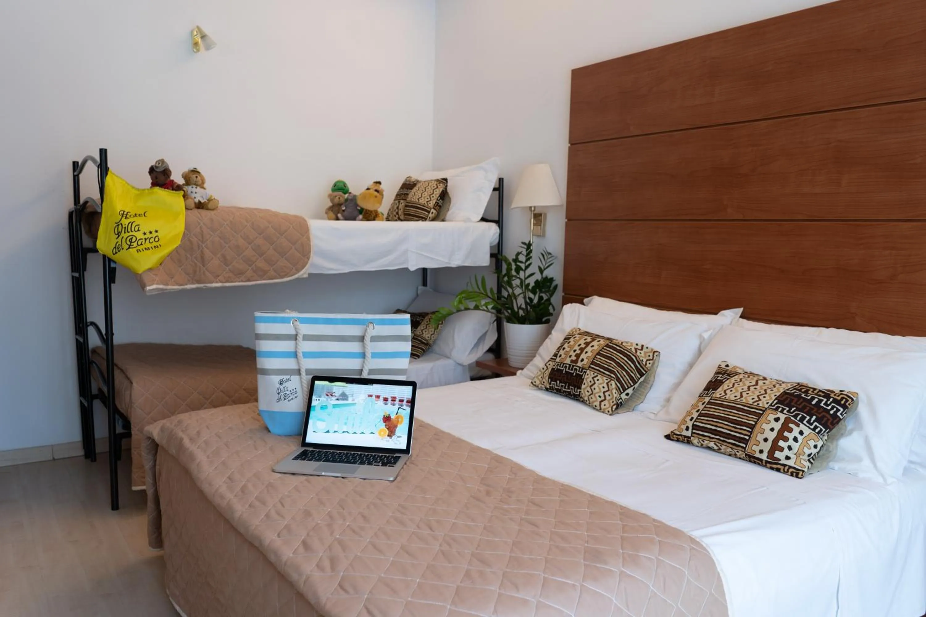 Bed in Hotel Villa del Parco