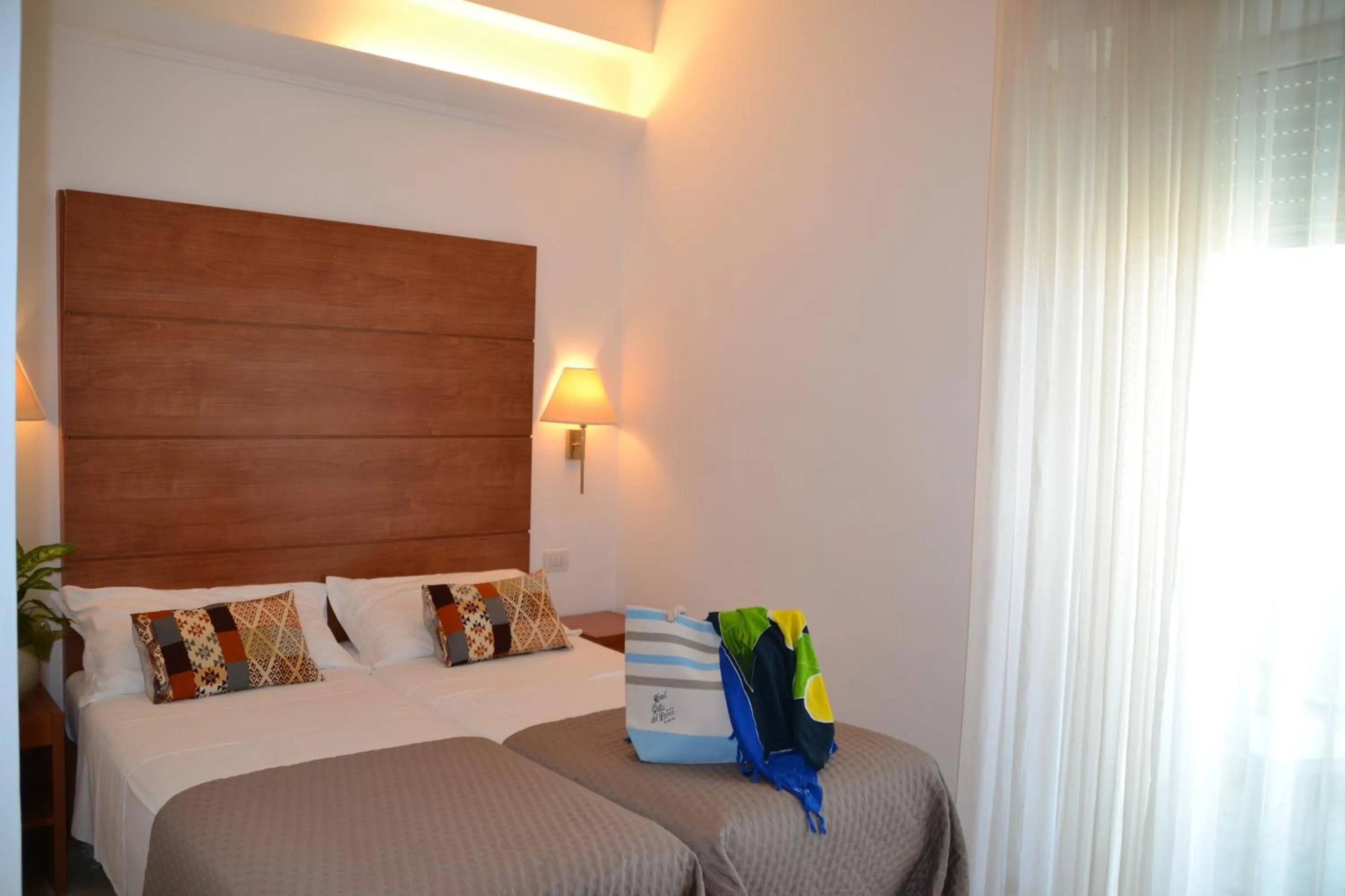 Bedroom, Bed in Hotel Villa del Parco