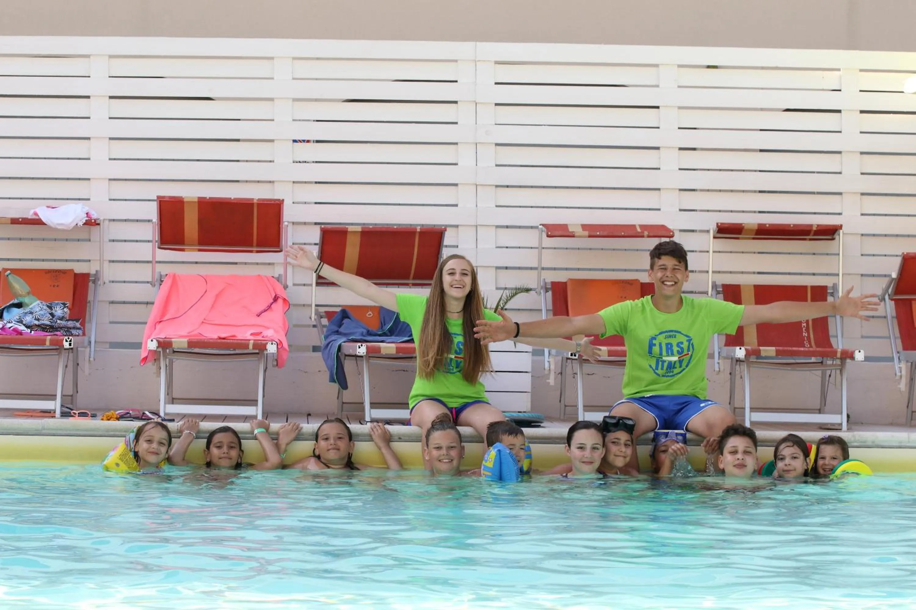 children in Hotel Villa del Parco