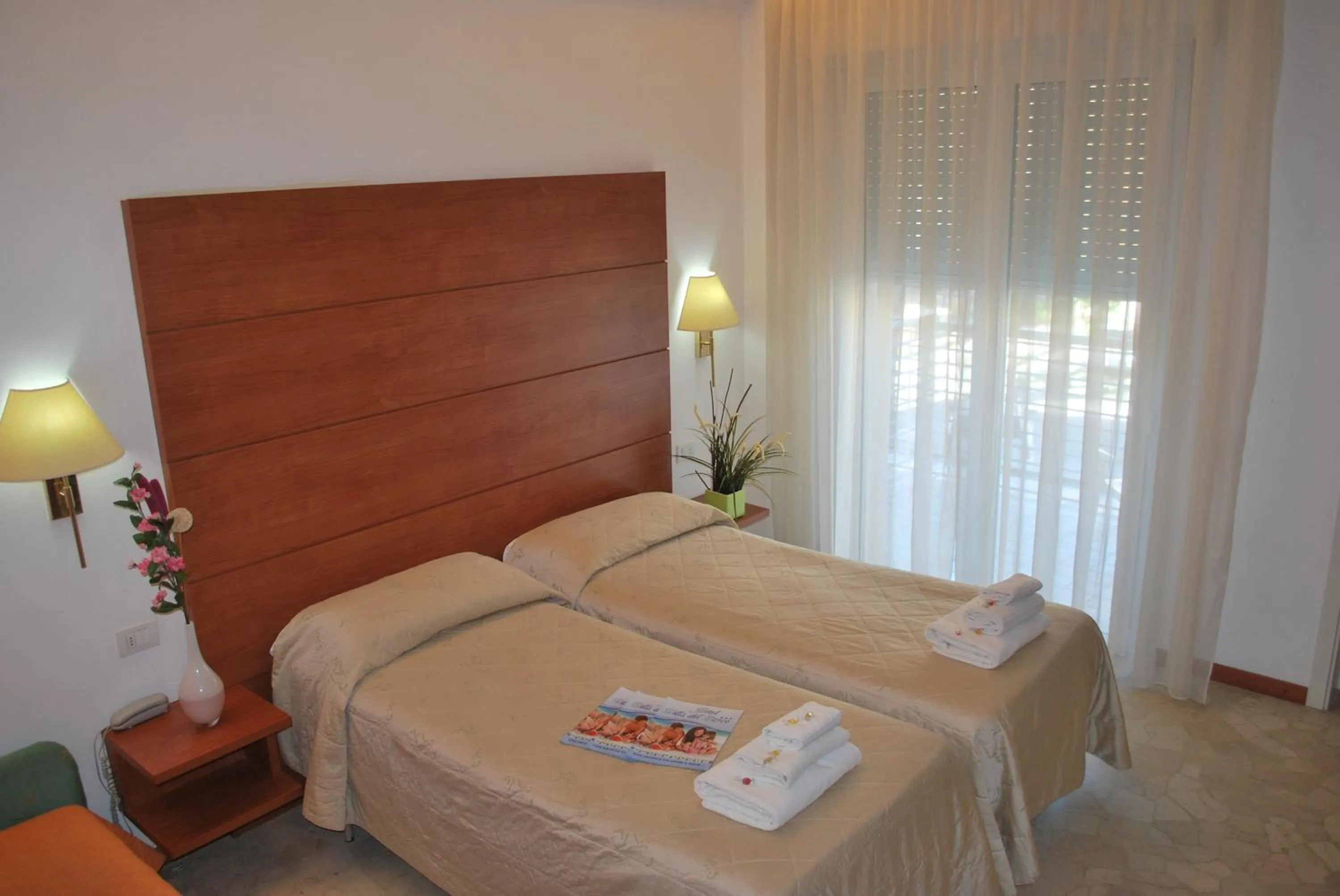 Bed in Hotel Villa del Parco