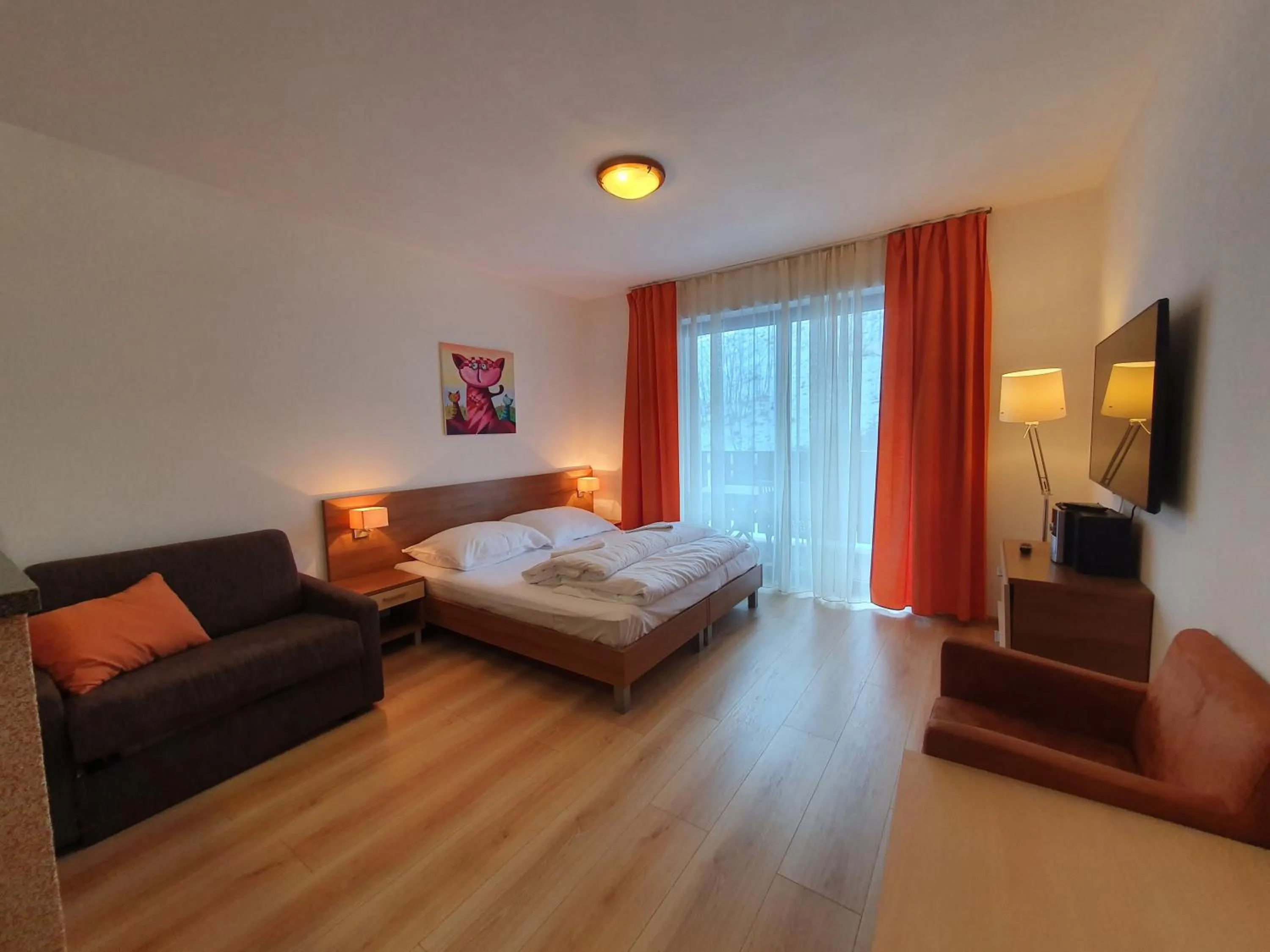 Bed in Fatrapark Apartments House 2