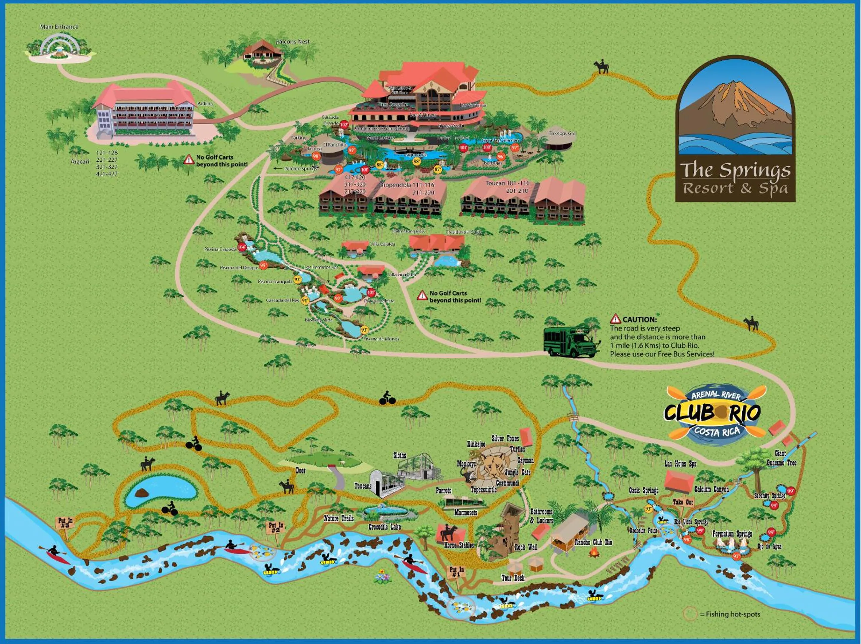 Property building in The Springs Resort & Spa at Arenal