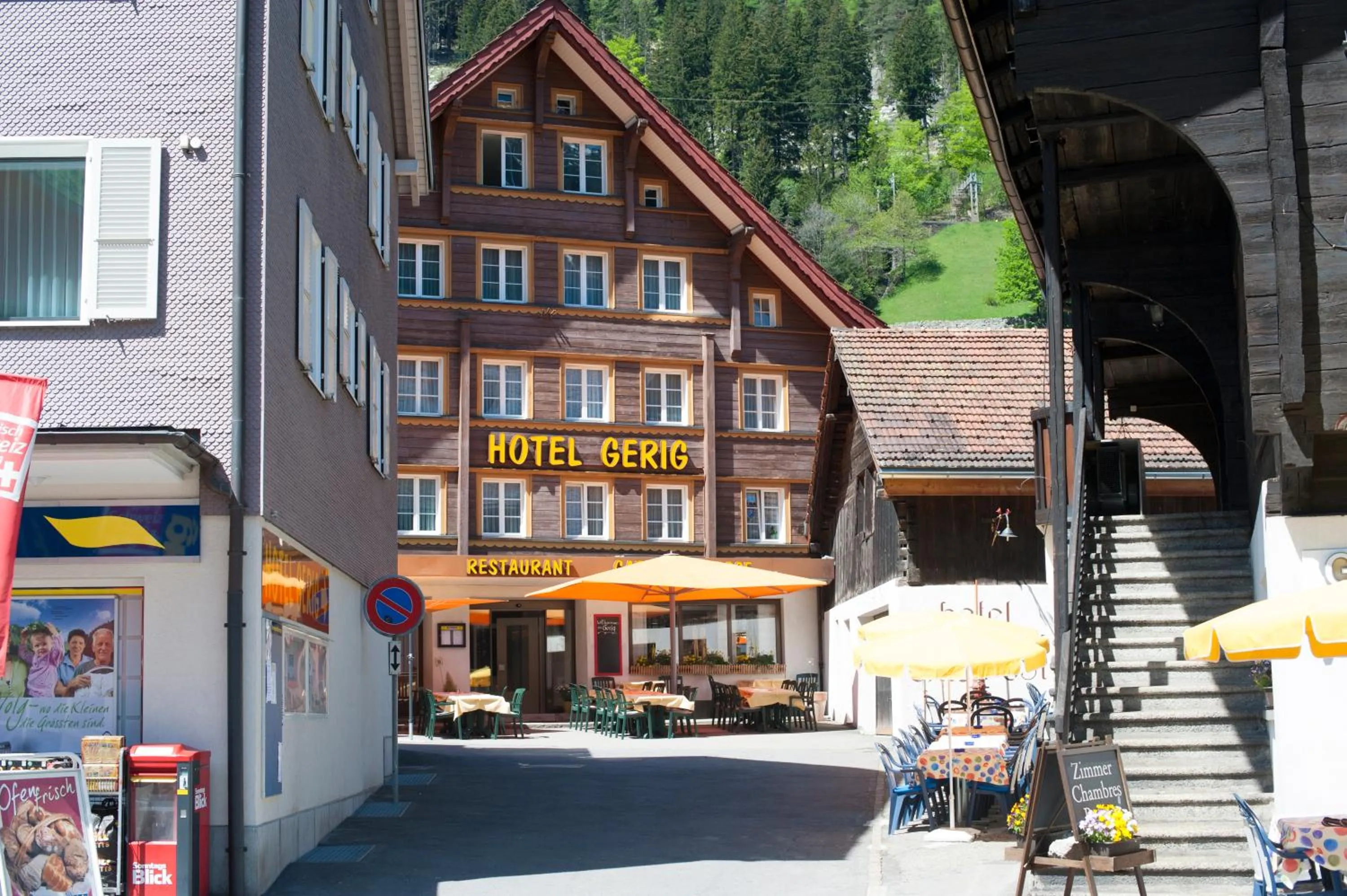 Facade/entrance in Hotel Gerig
