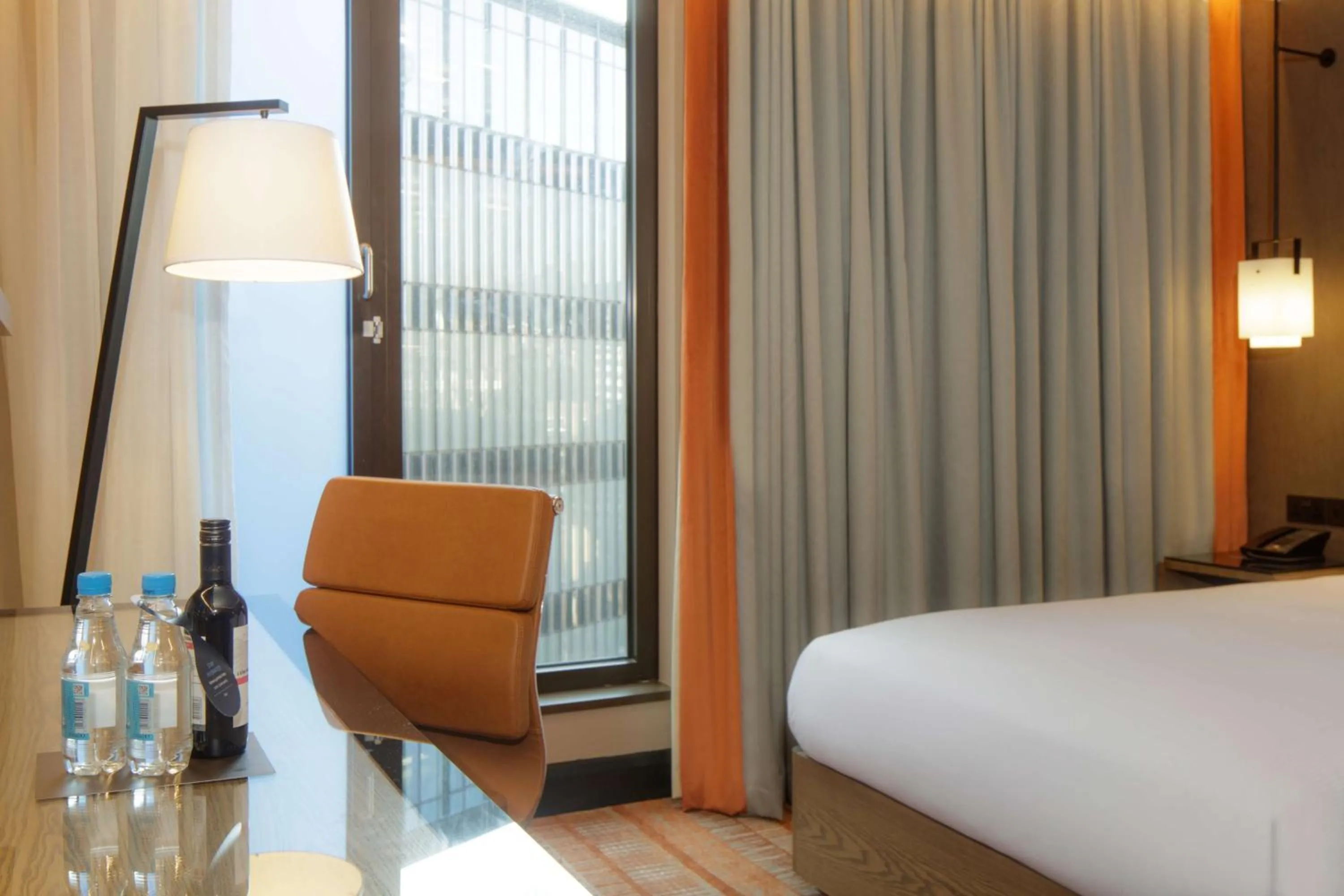 Bed in Hilton London Tower Bridge