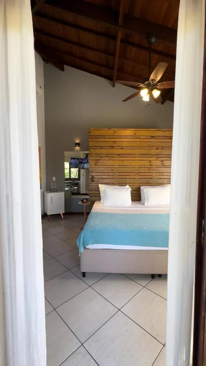 Bed in Pousada Abaré