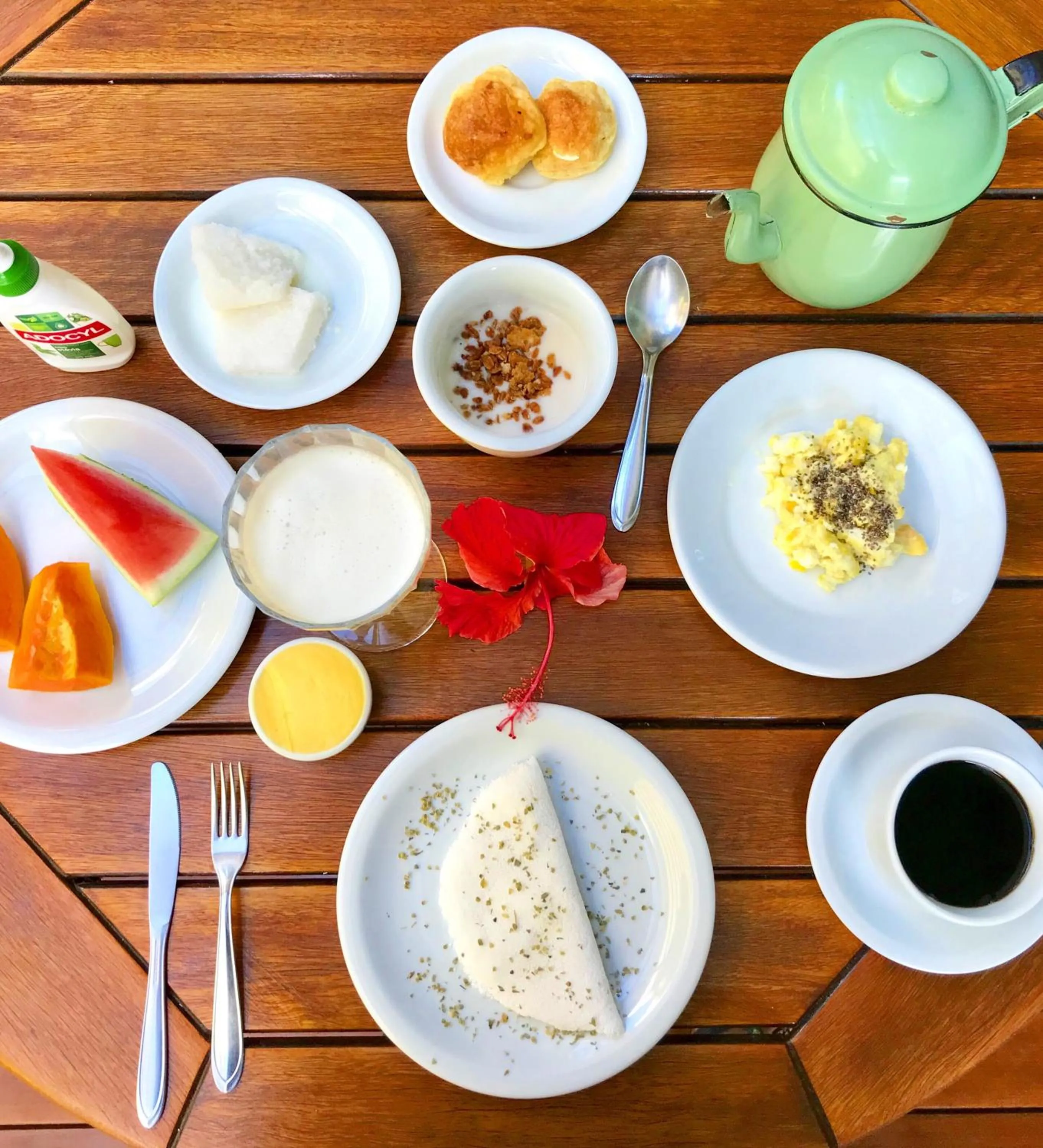 Breakfast in Pousada Abaré