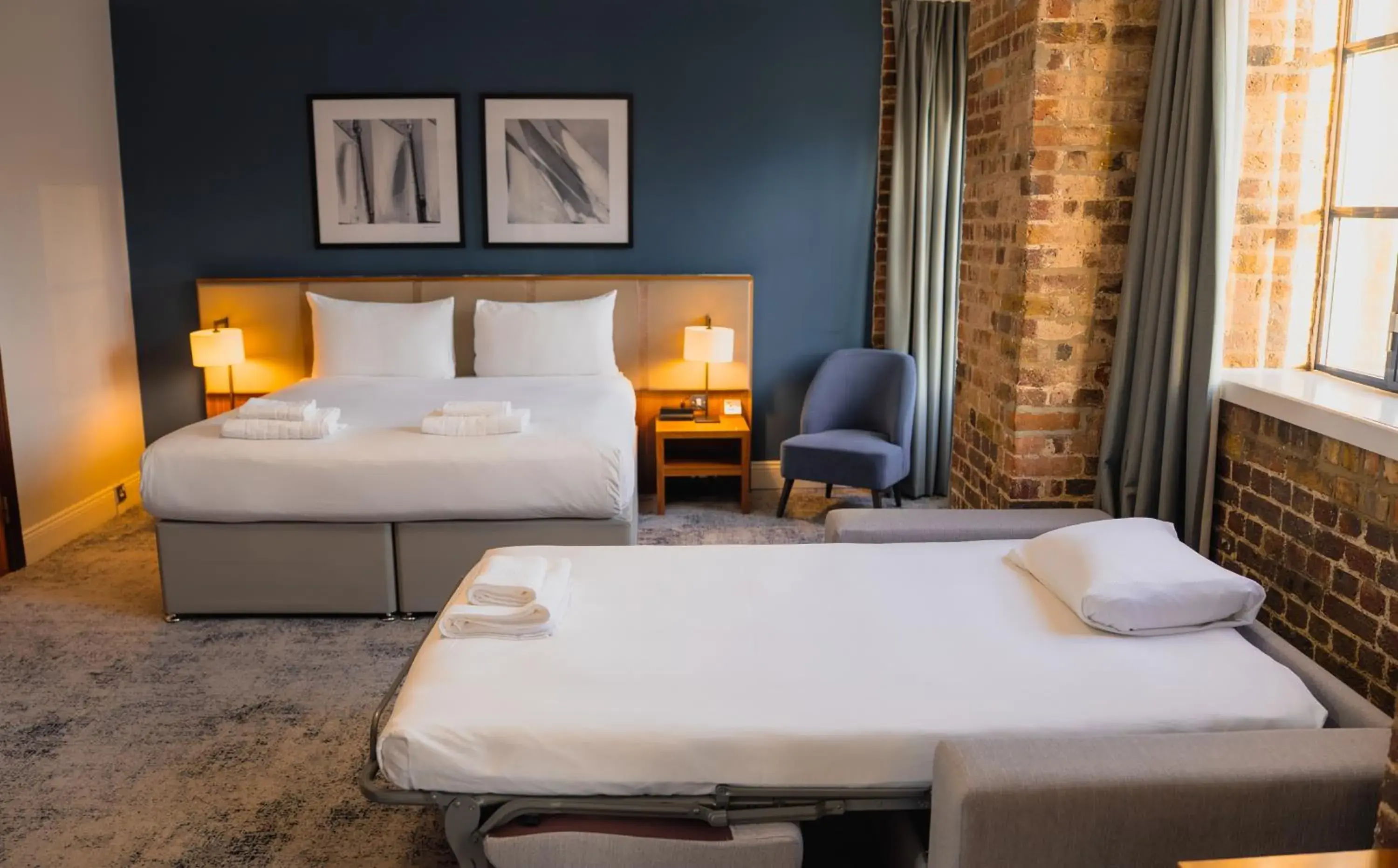 Photo of the whole room, Bed in a&o London Docklands Riverside Photo of the whole room, Bed in a&o London Docklands Riverside