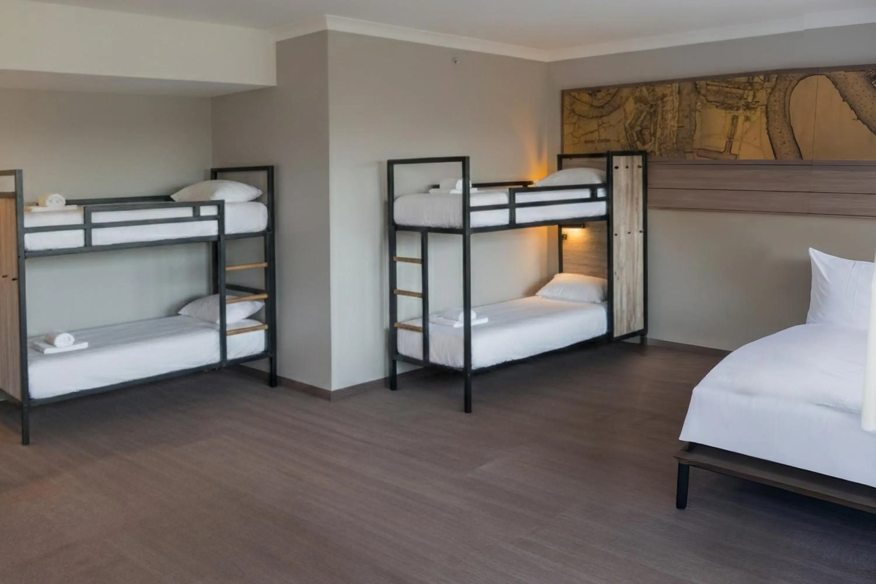 Bed in a&o London Docklands Riverside