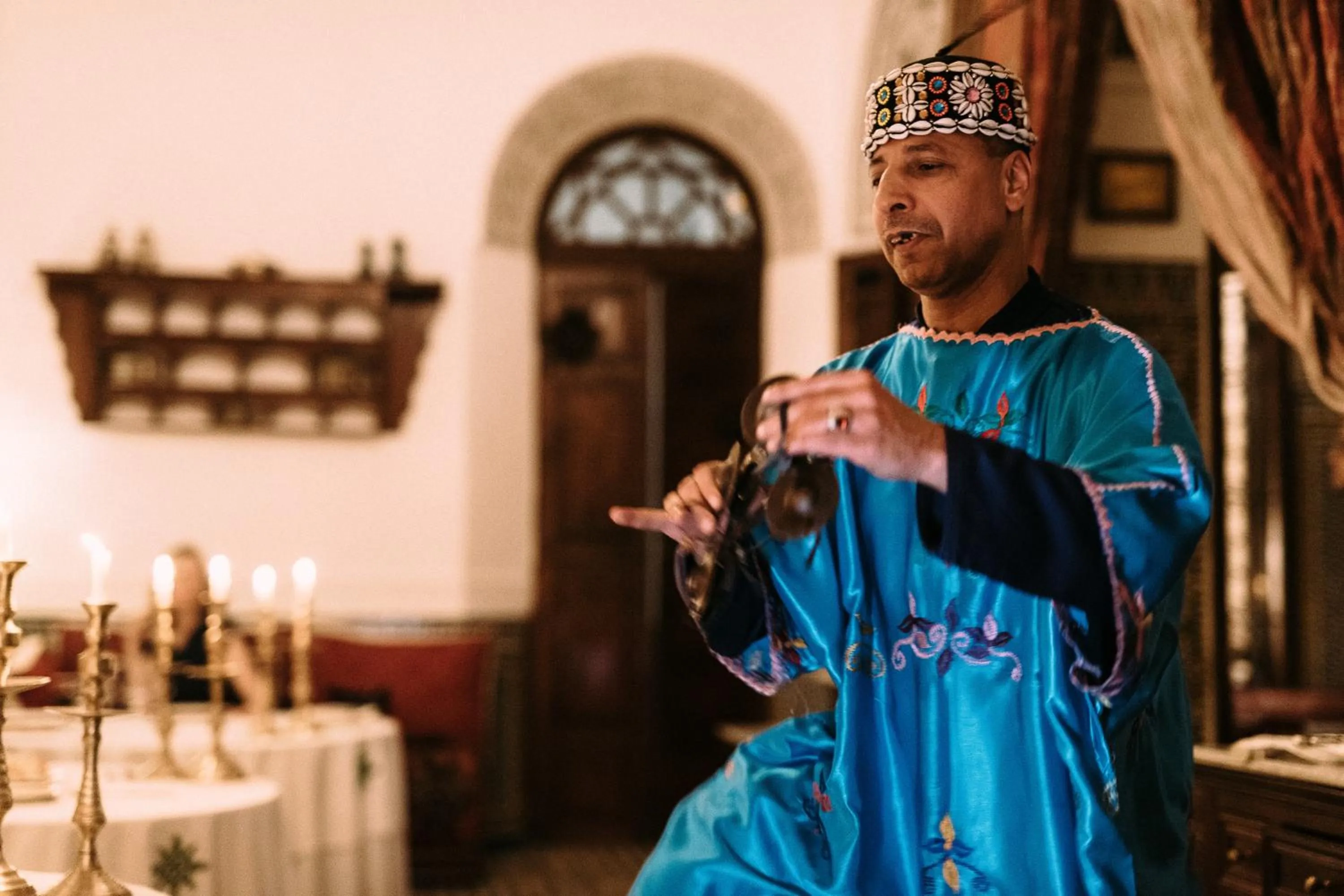 Restaurant/places to eat in La Maison Bleue Batha