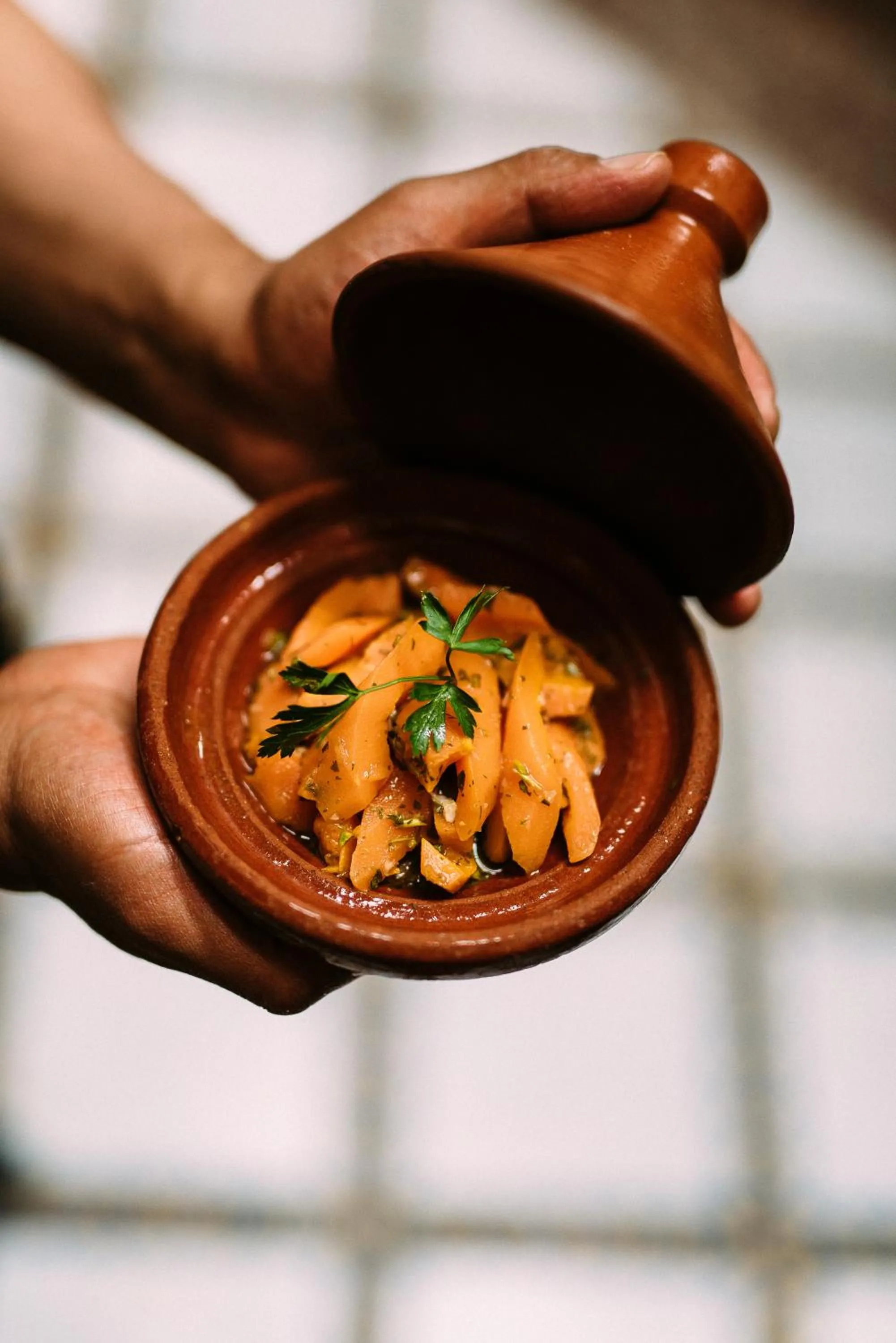 Food and drinks in La Maison Bleue Batha