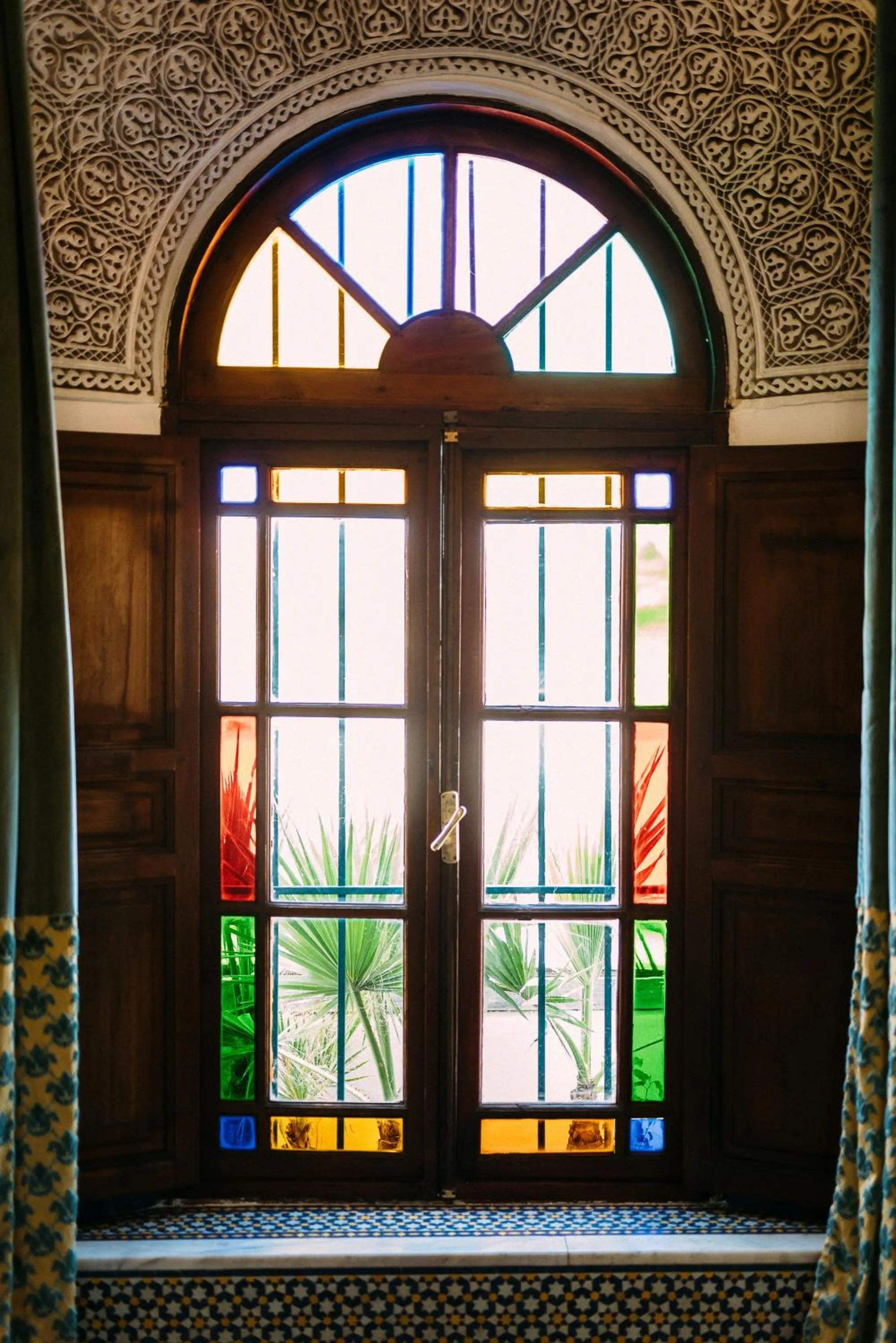 Balcony/Terrace in La Maison Bleue Batha
