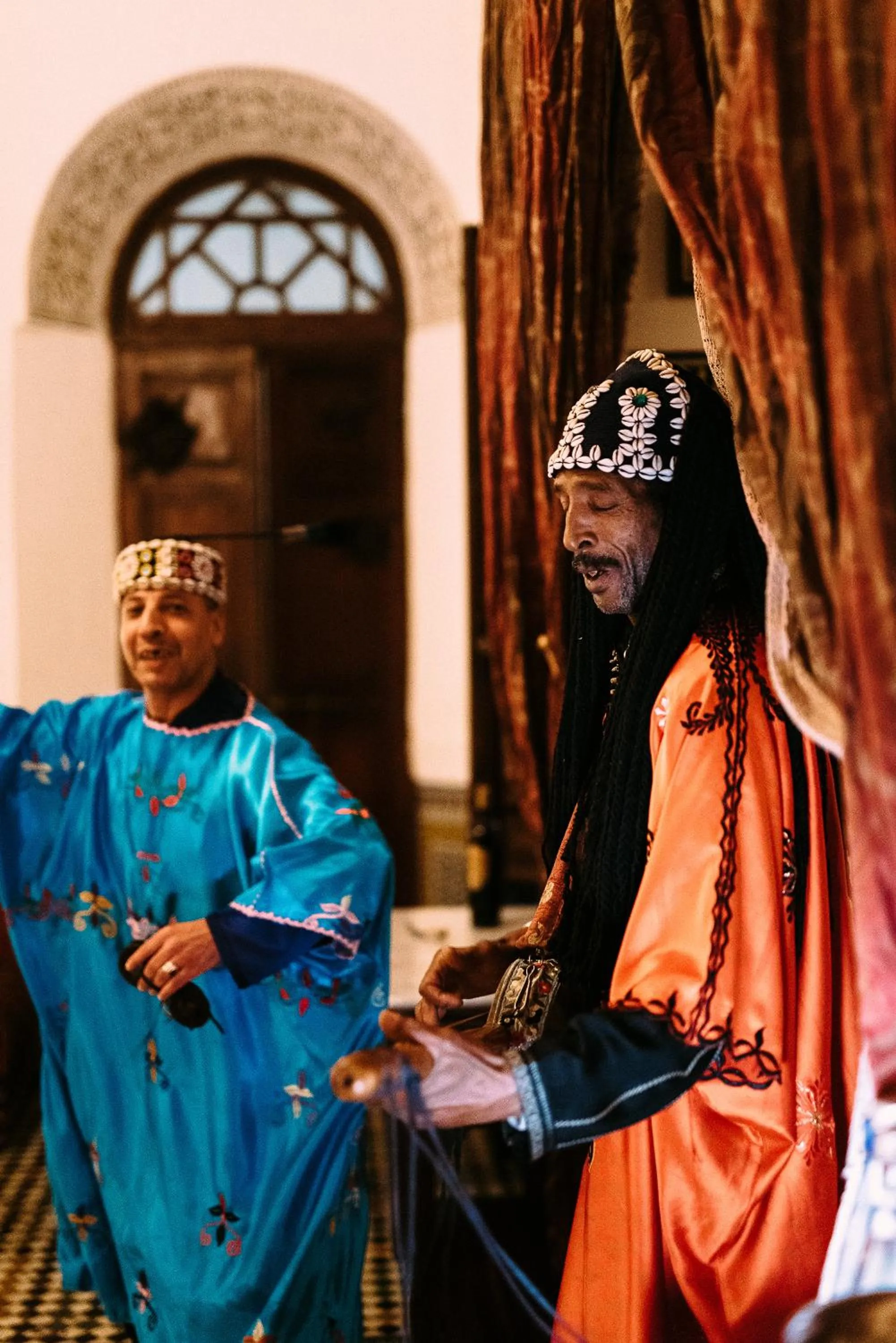 Patio in La Maison Bleue Batha