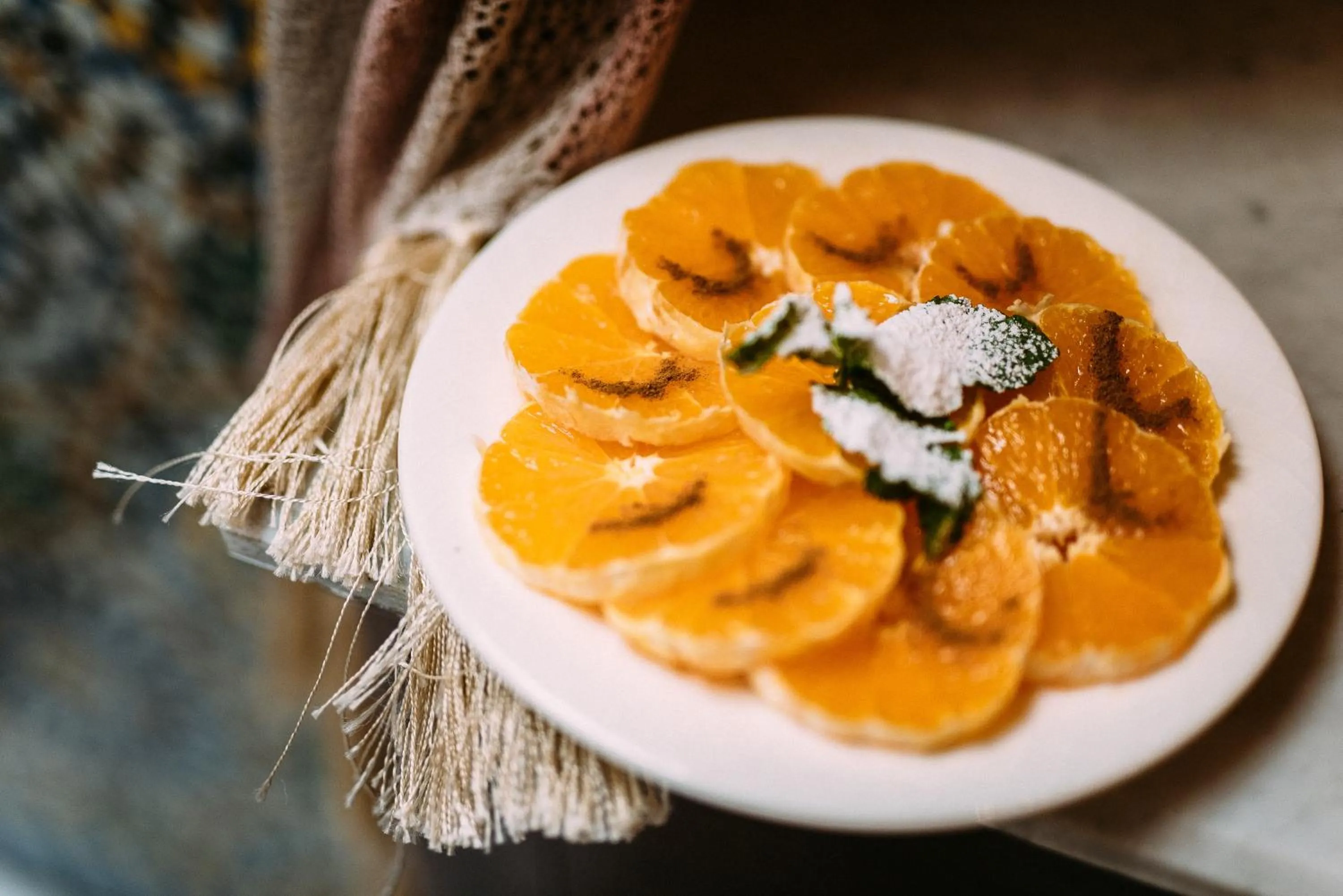 Food and drinks in La Maison Bleue Batha