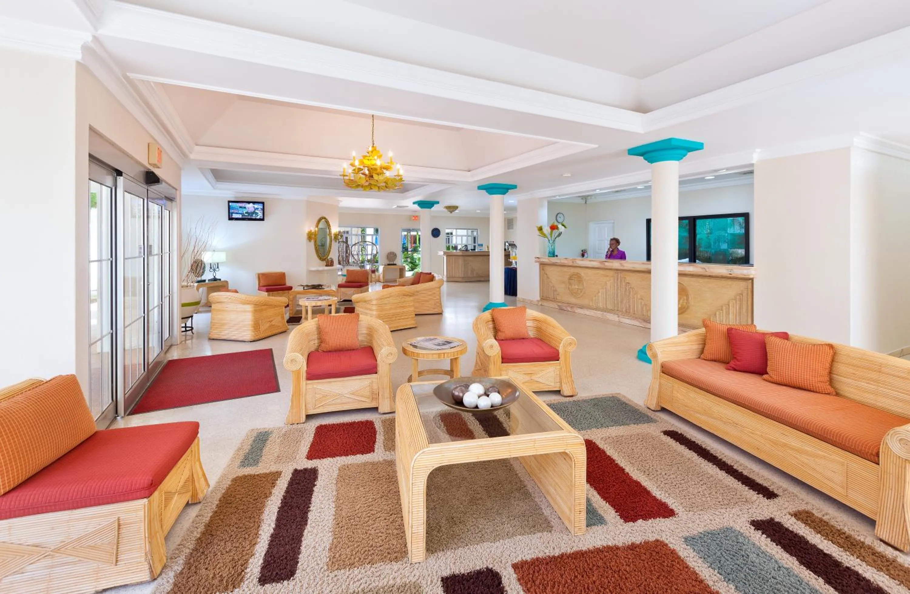 Lobby or reception in Blue Horizon Hotel