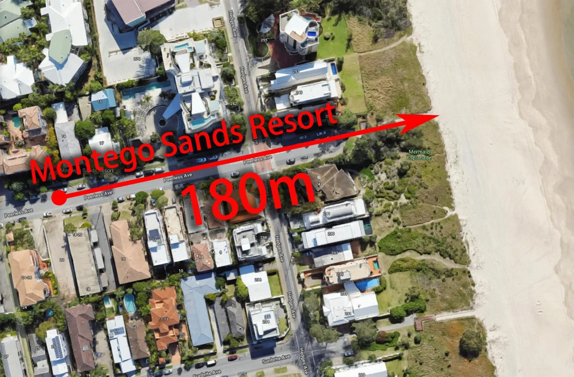 Natural landscape in Montego Sands Resort