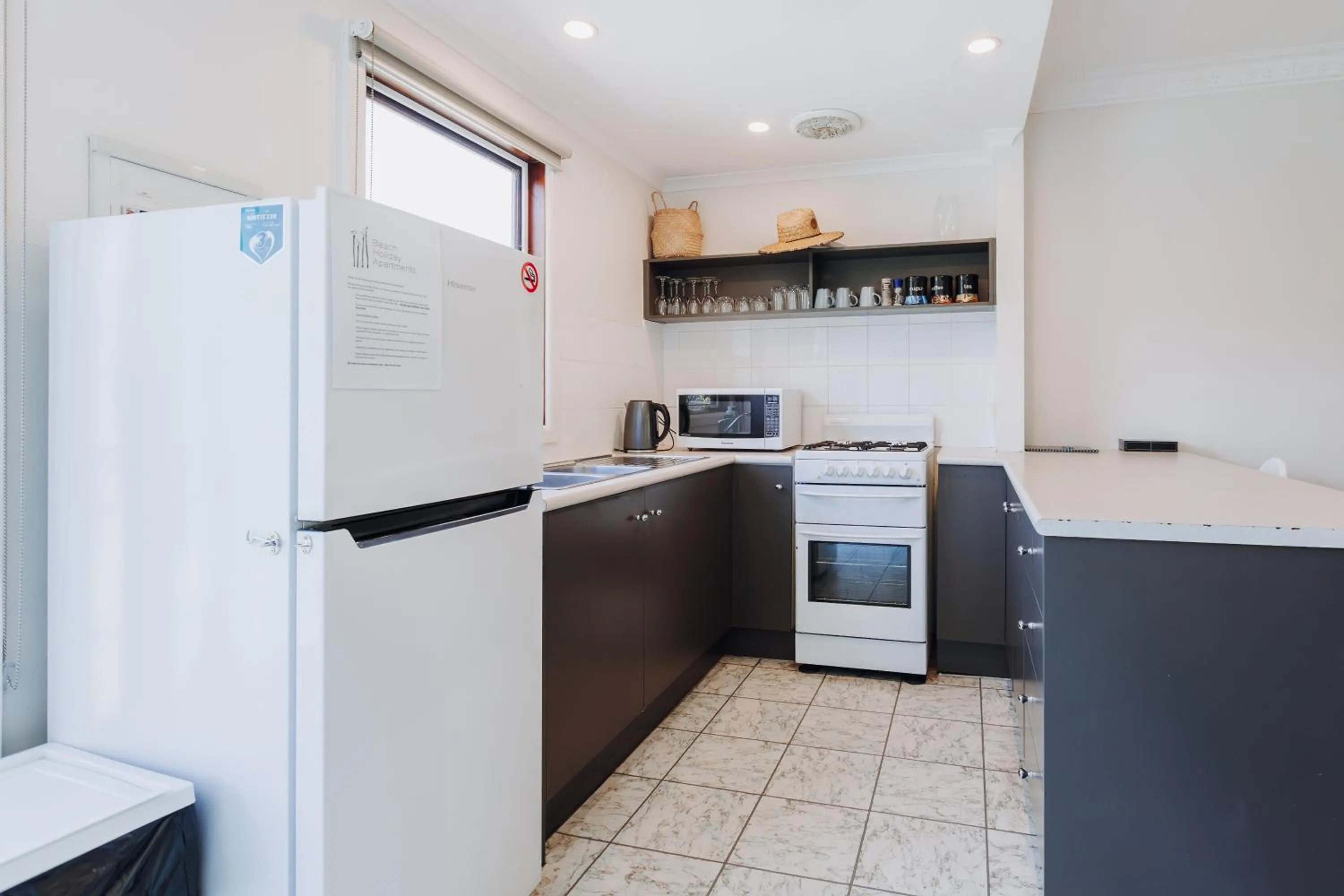 Kitchen or kitchenette in Beach Holiday Apartments