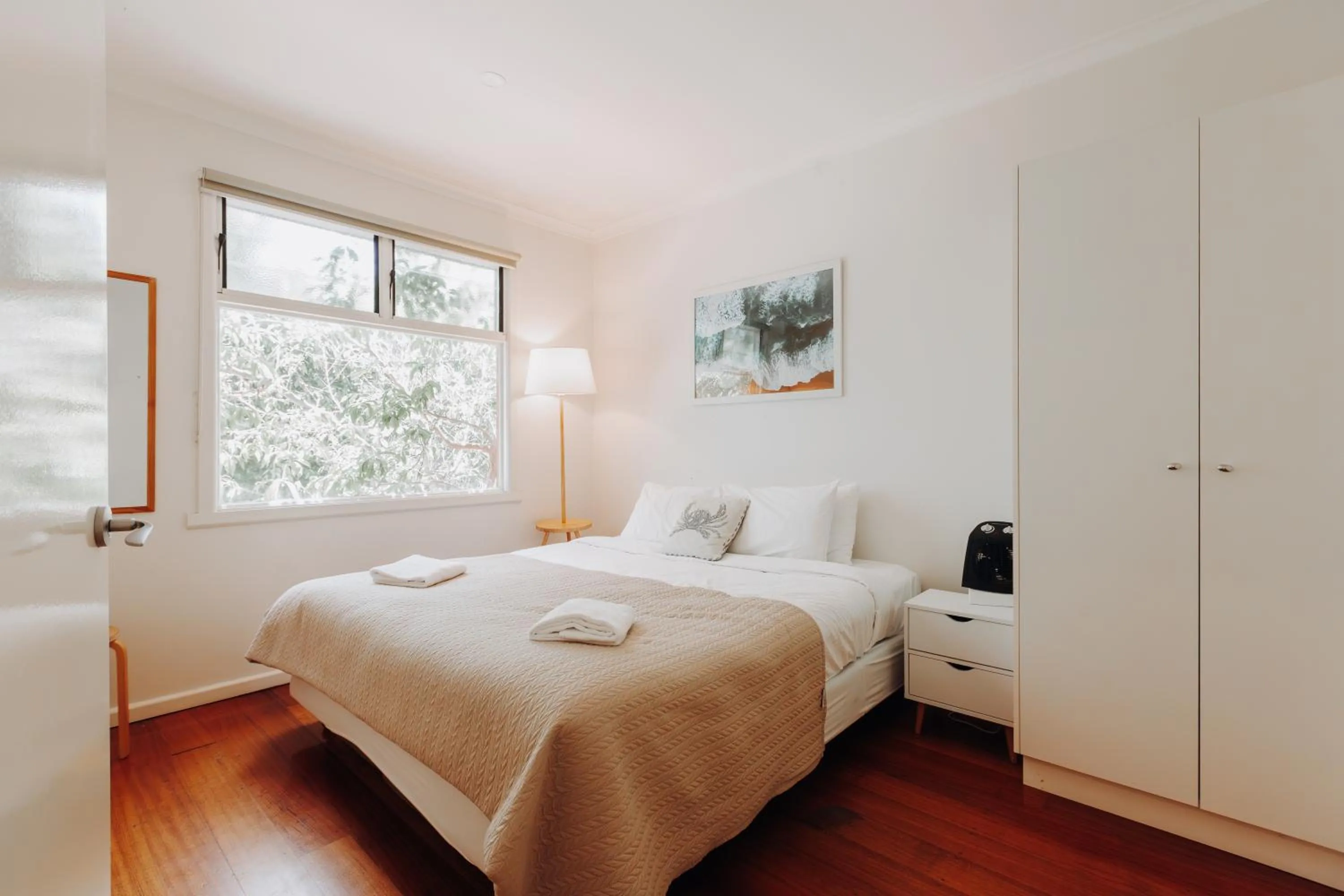 Bed in Beach Holiday Apartments