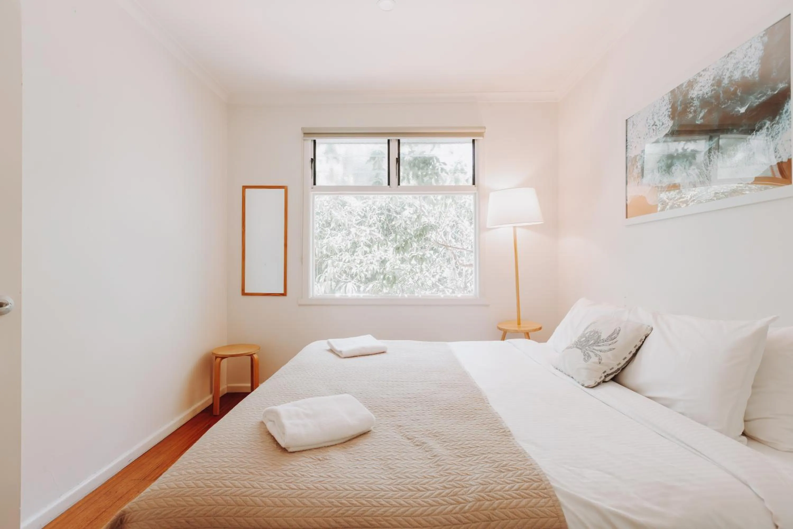 Bed in Beach Holiday Apartments