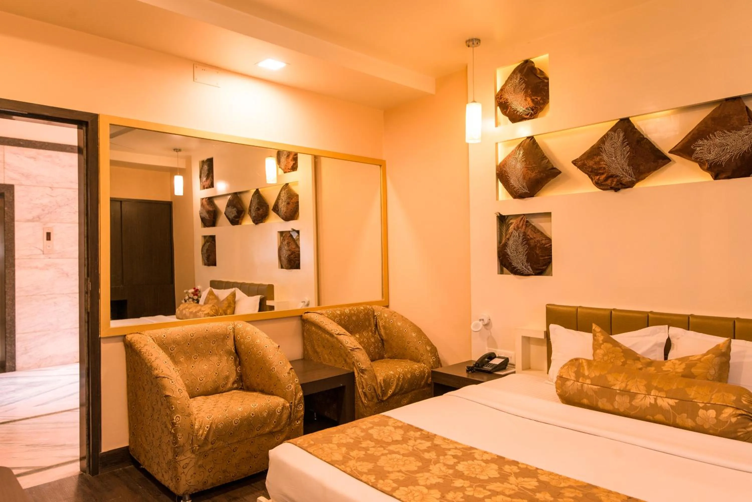 View (from property/room), Bed in Hotel Buddha