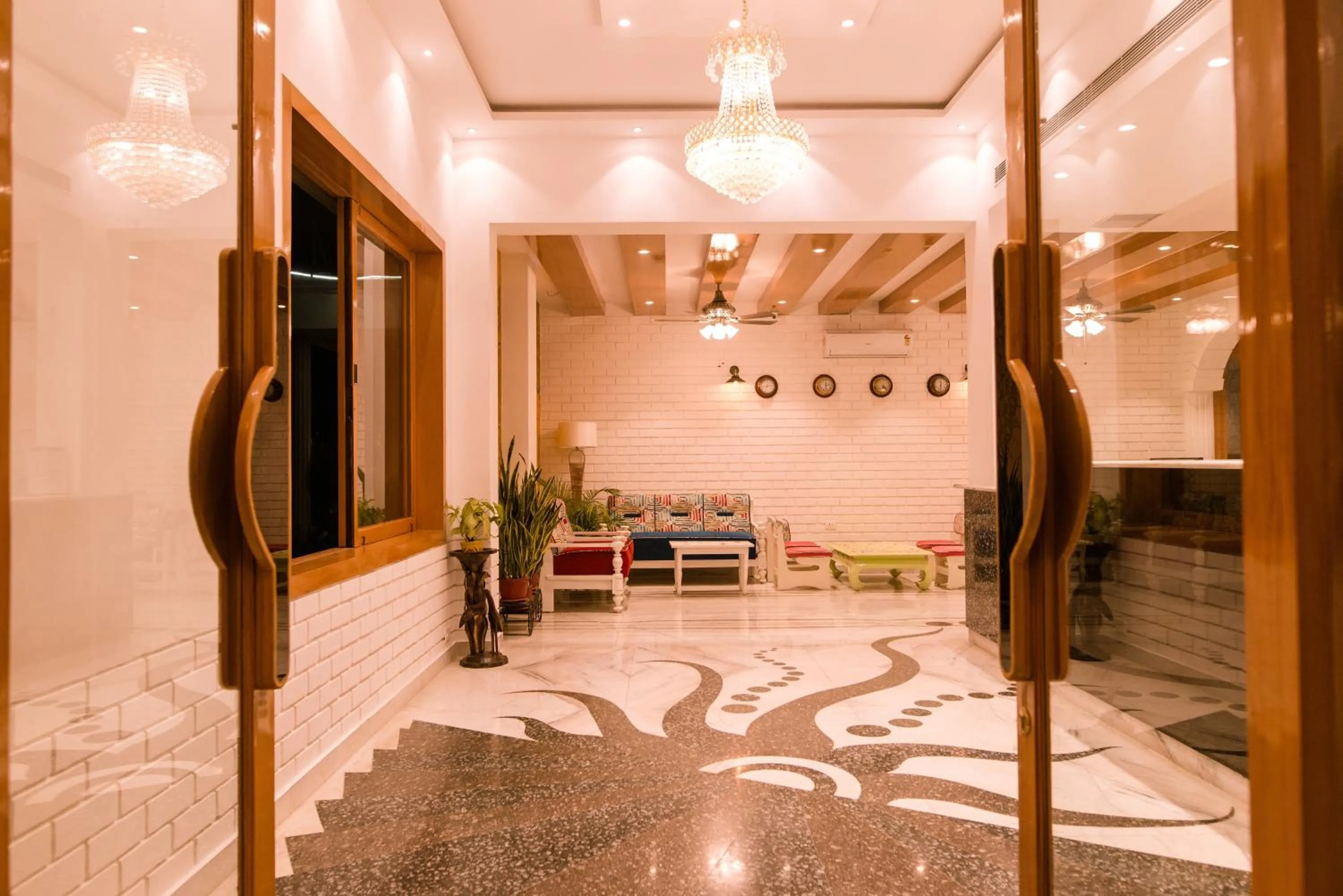 Lobby or reception in Hotel Buddha