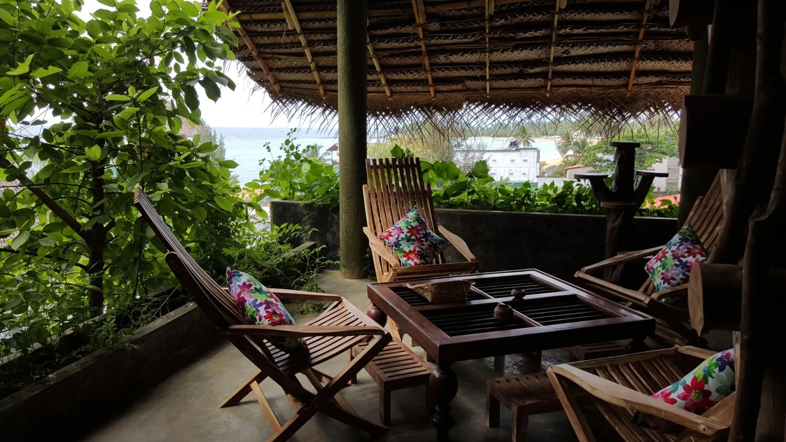 Seating area in Ridee Villa