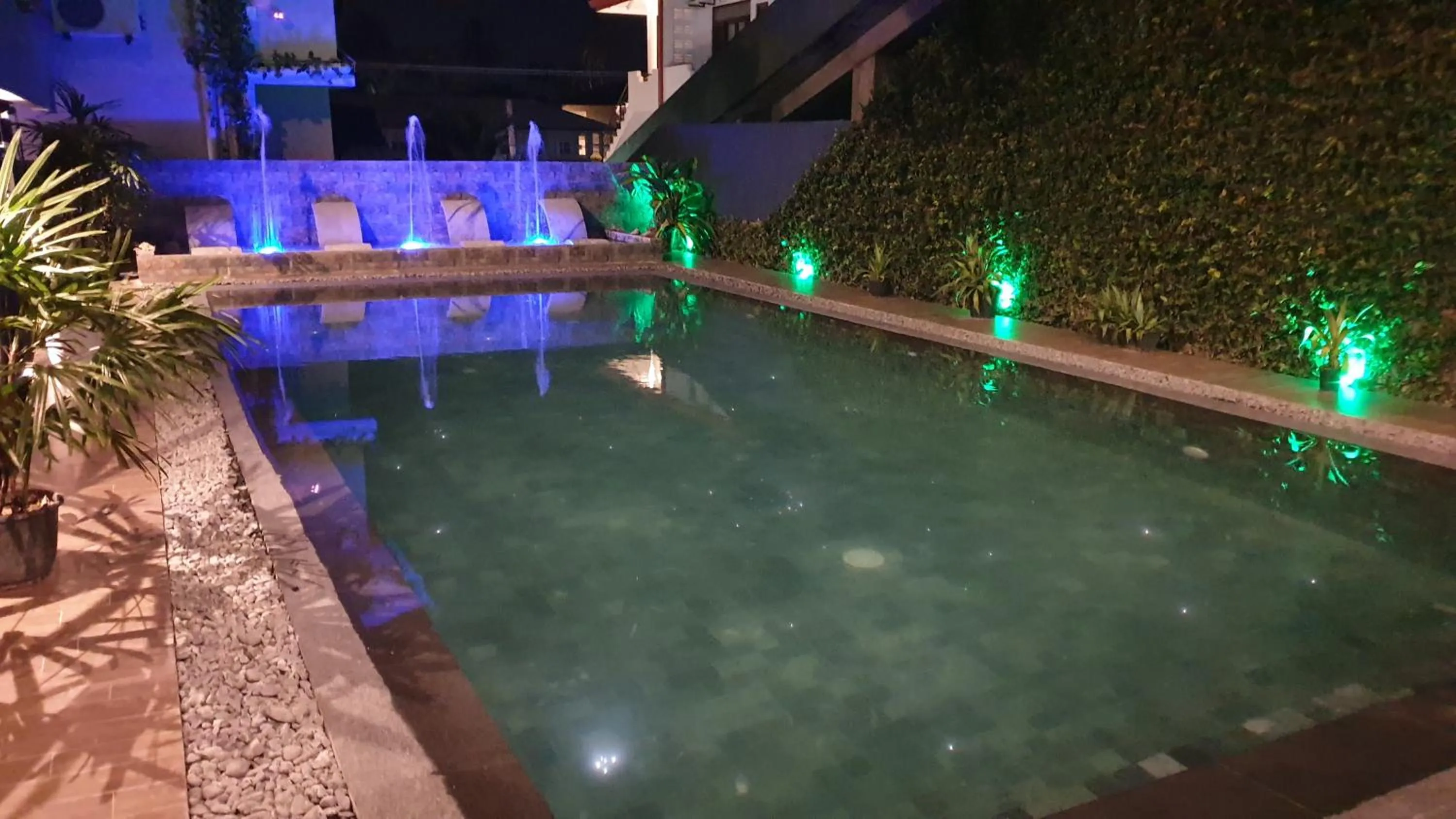 Swimming pool in Ridee Villa