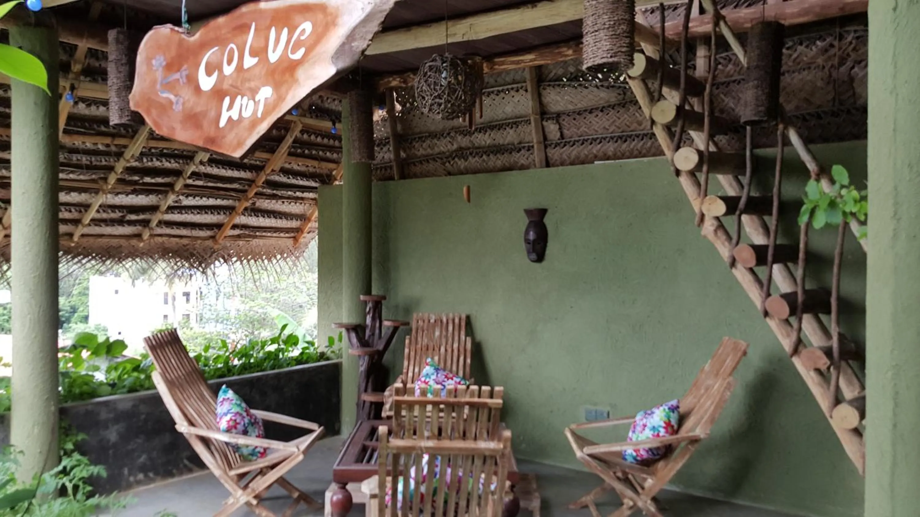 Seating area in Ridee Villa