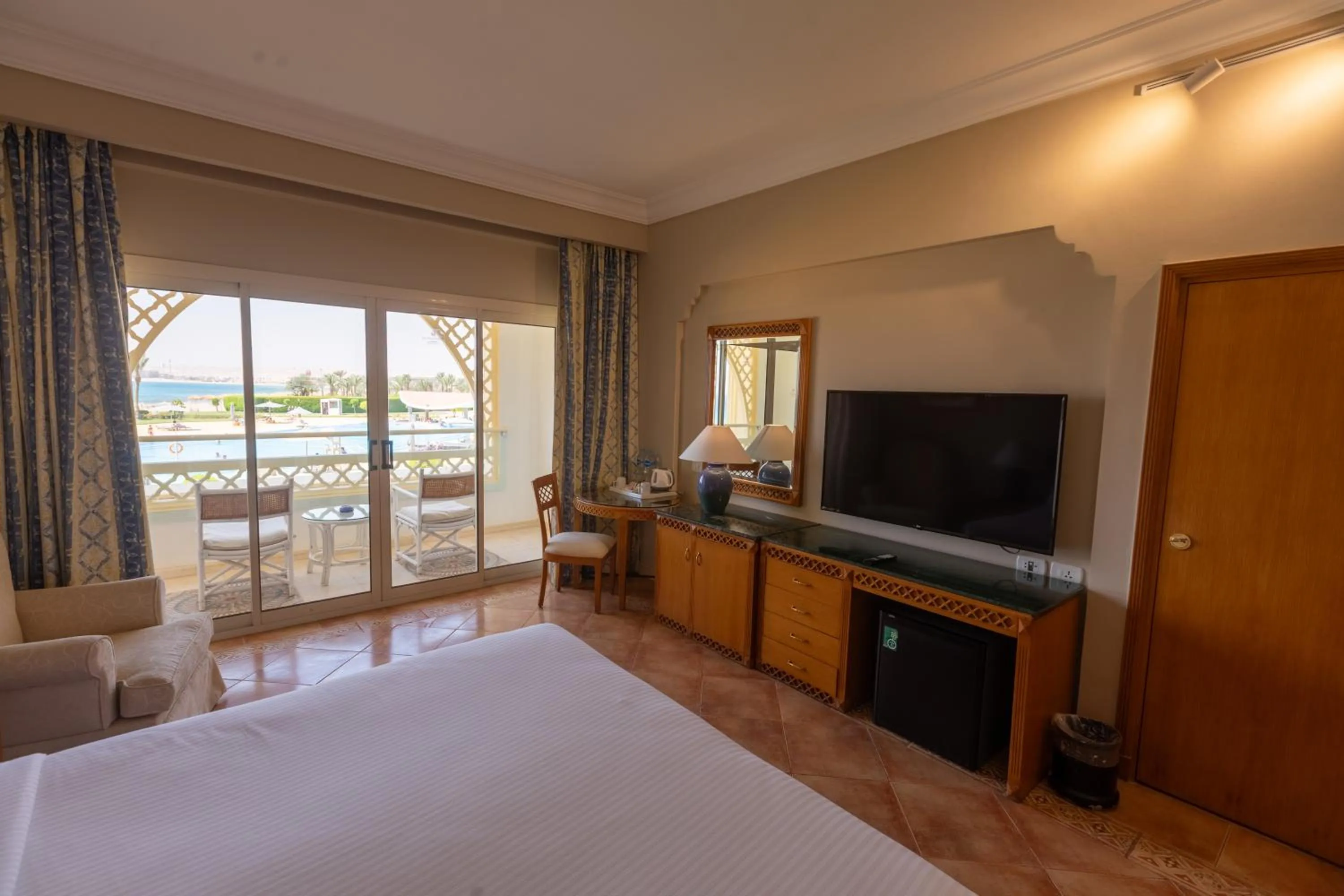 Bed in Old Palace Resort Sahl Hasheesh