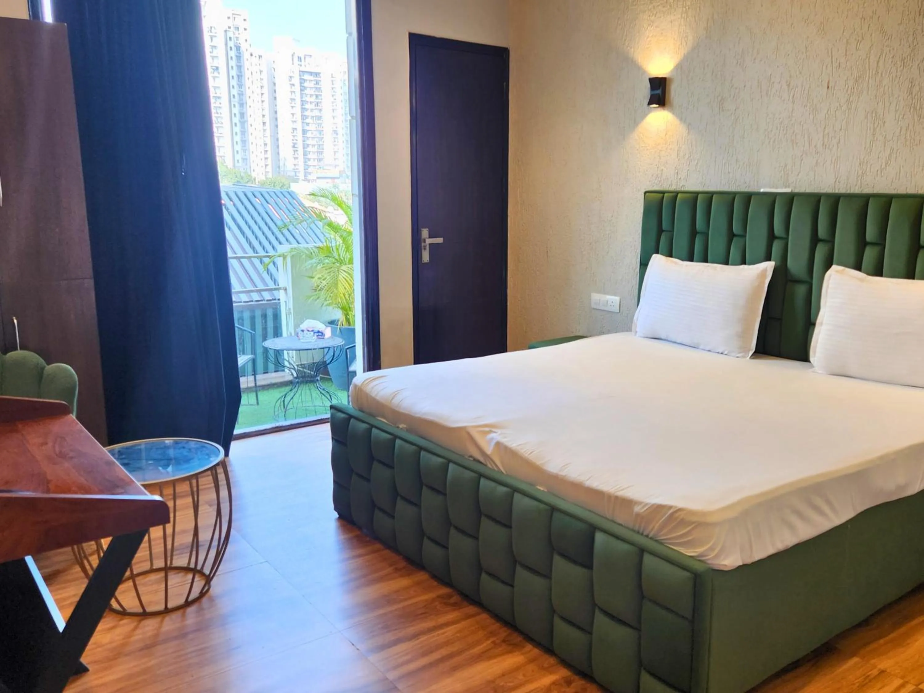 View (from property/room), Bed in Hotel City Premier - Near Galleria Market , Super Mart-1 DLF Gurgaon