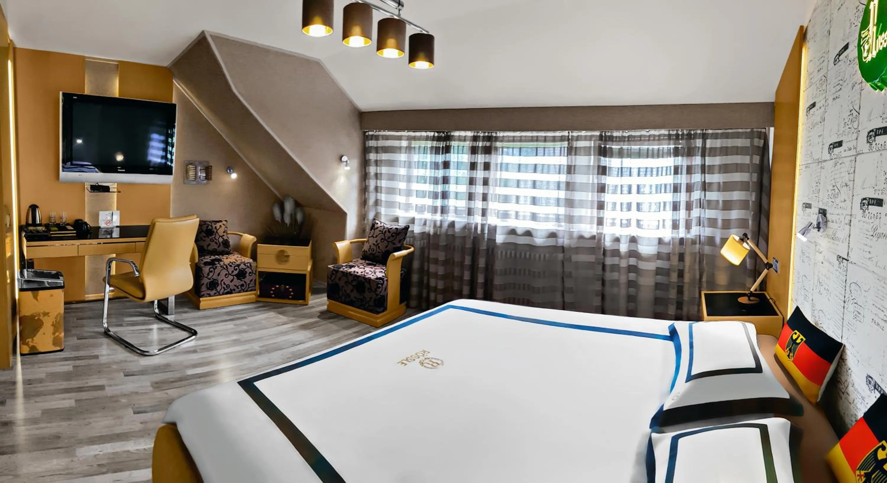 Bed in Hotel Rössle