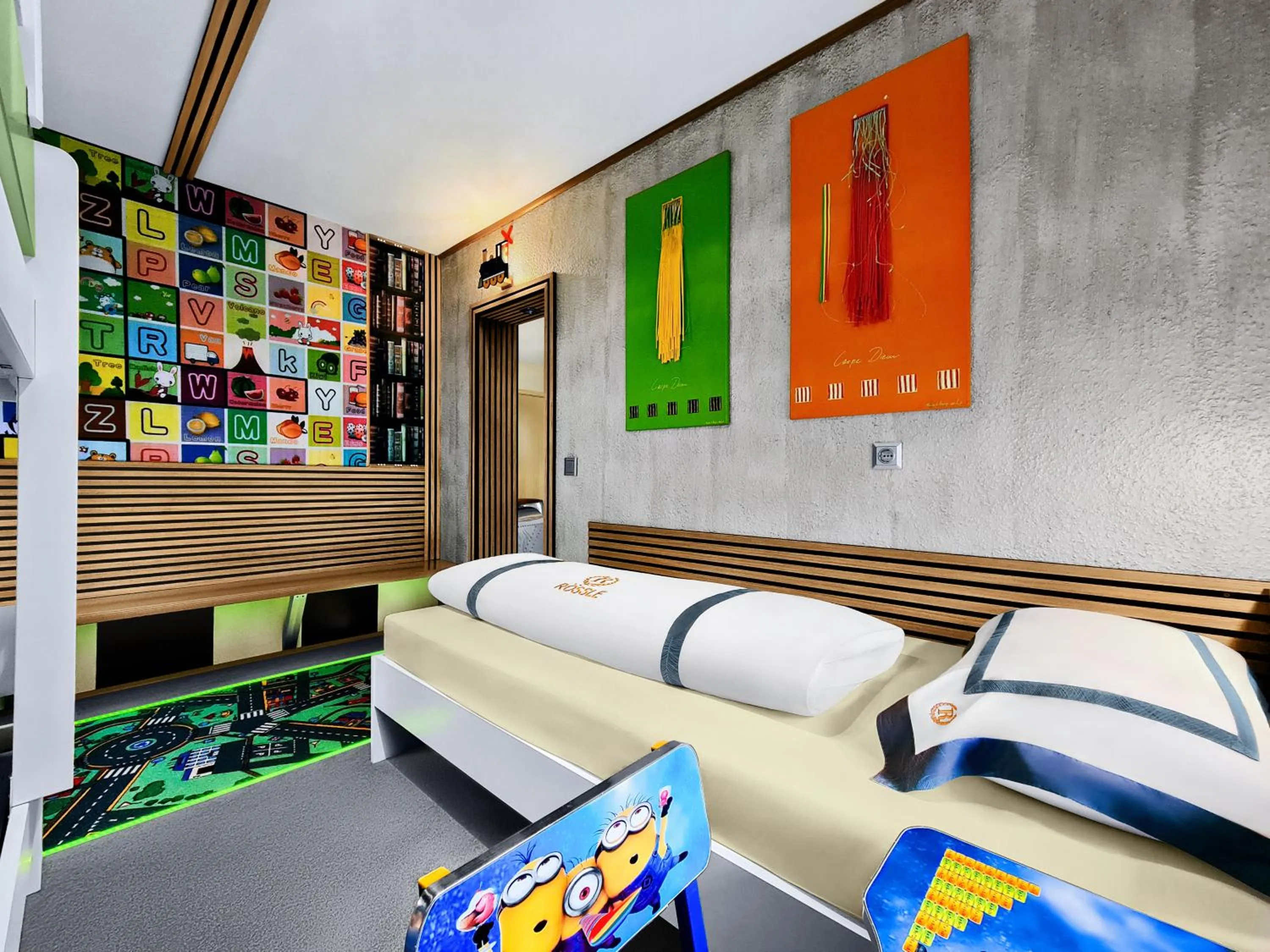 Bed in Hotel Rössle