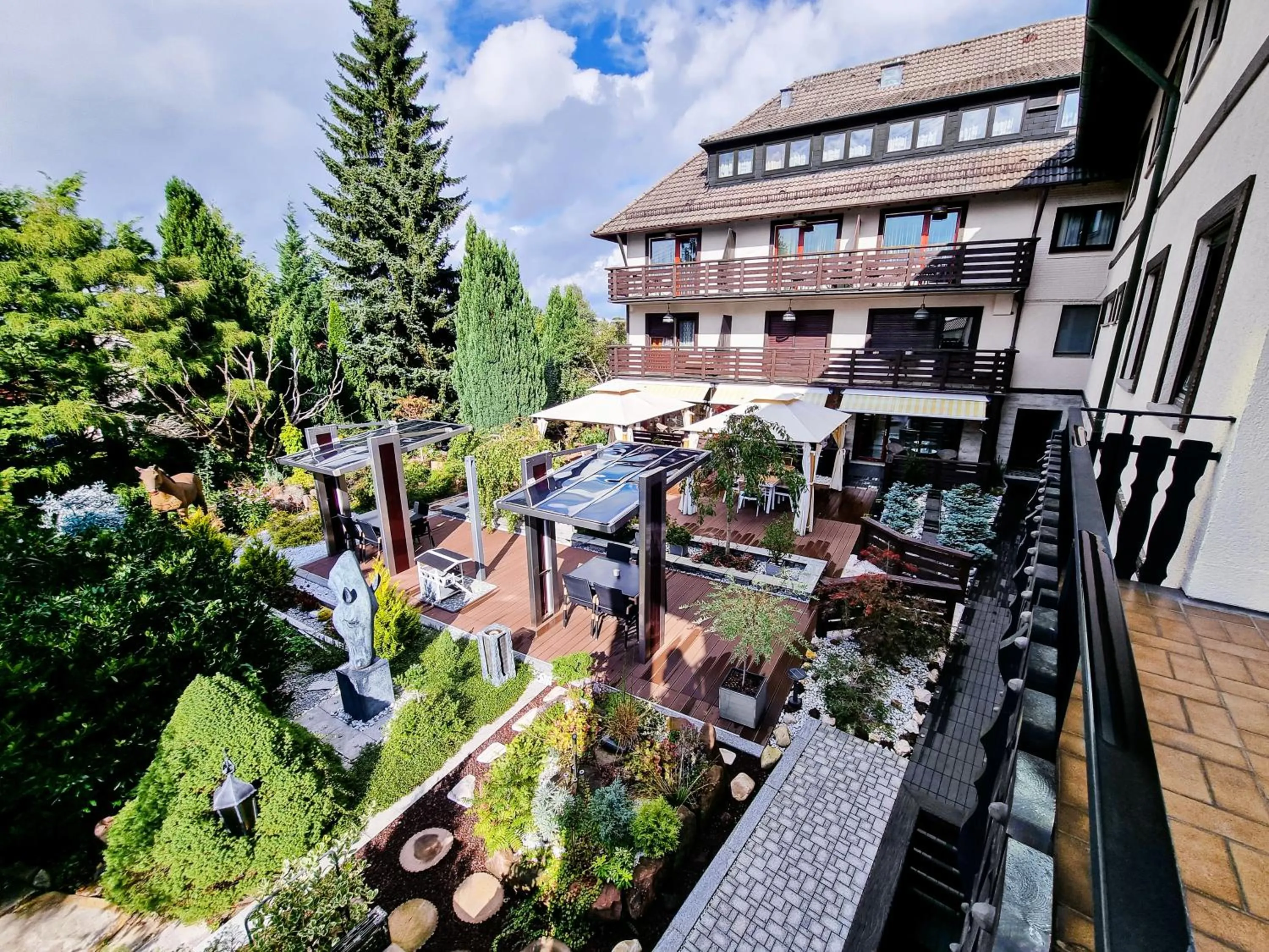 Garden in Hotel Rössle