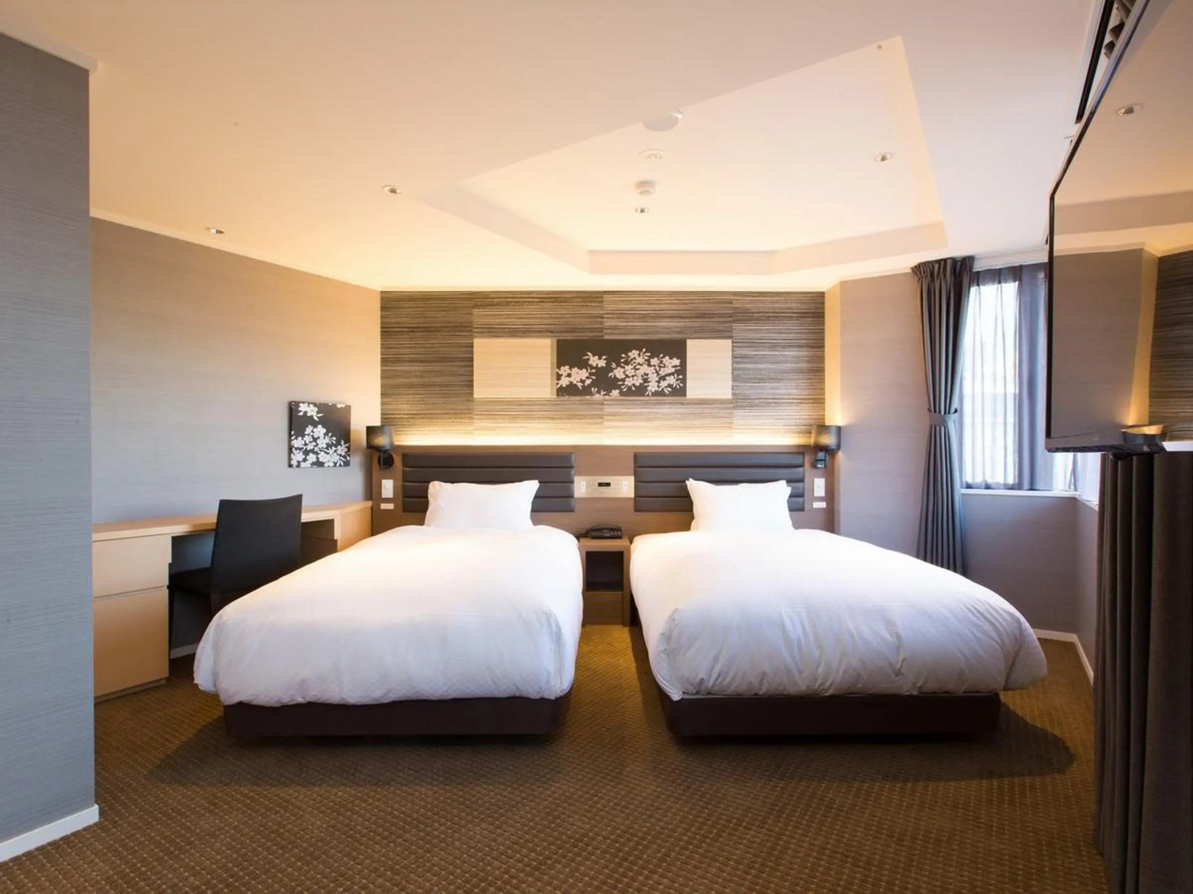 Bed in Hotel Shiki Utsubo Park